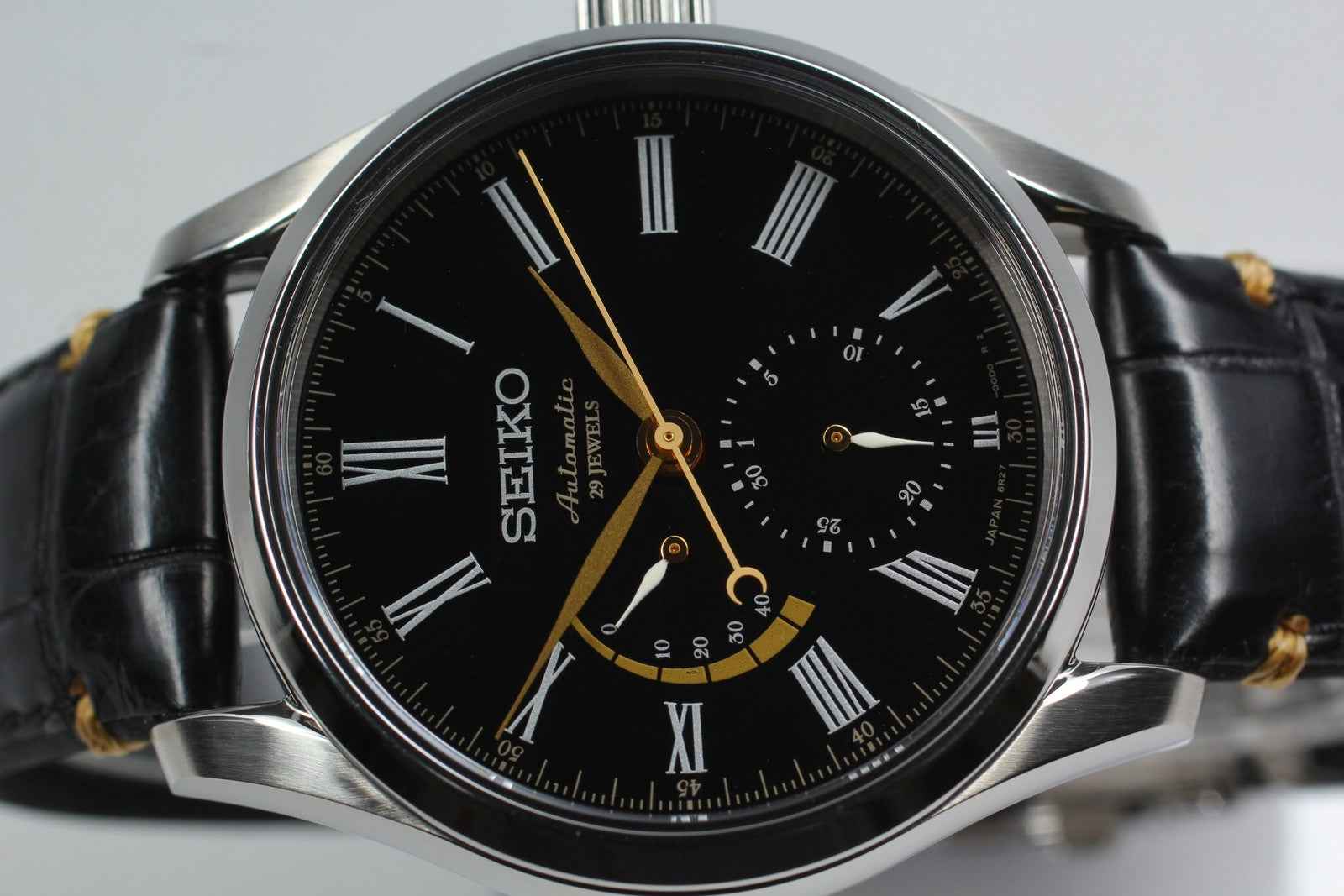 [N MINT Box] SEIKO Presage 6R27-00G1 SARW013 Black Dial Men's AT Watch JAPAN