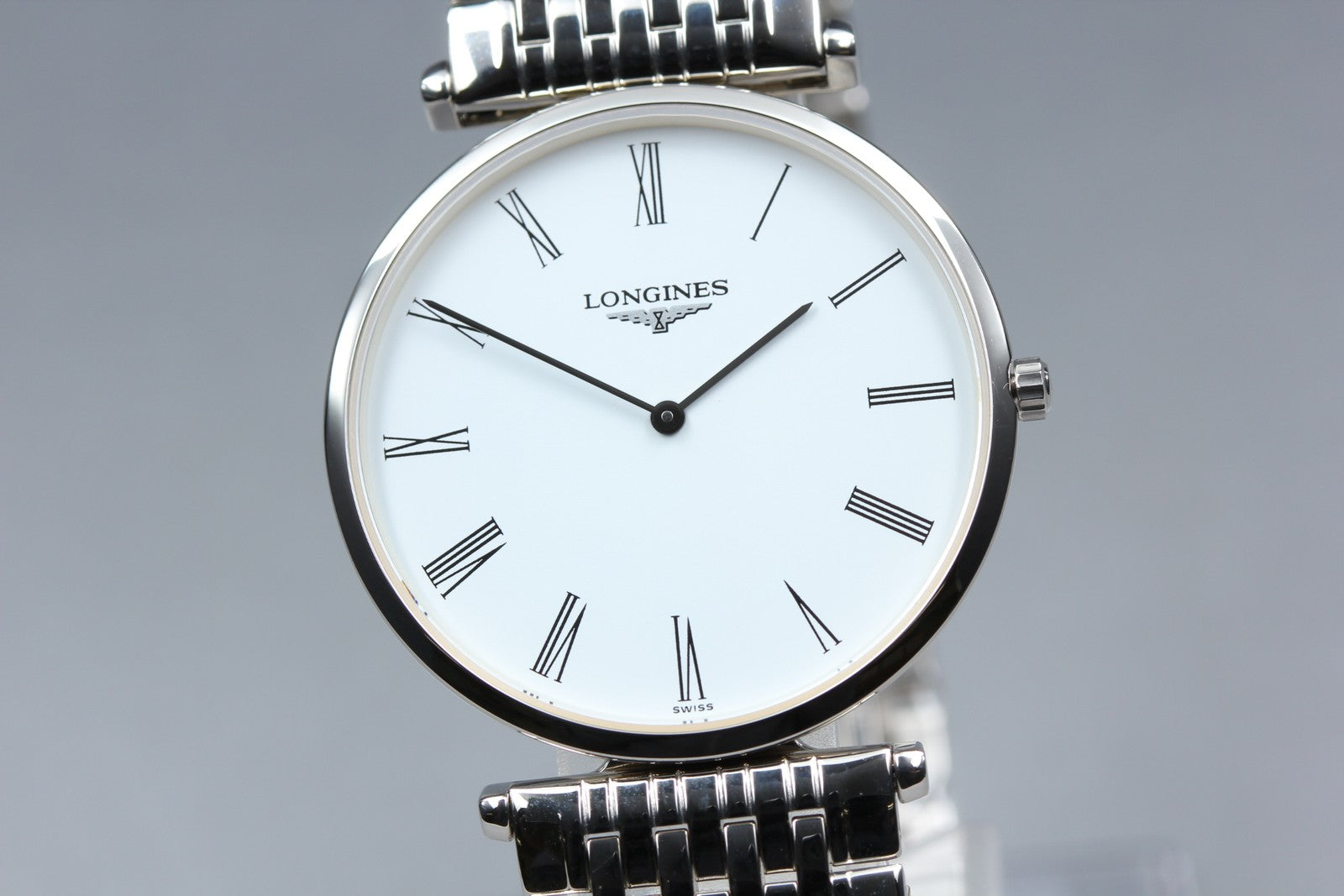 [MINT Box] LONGINES Grand Classic L4.709.4 White Dial Silver Quartz Men's Watch