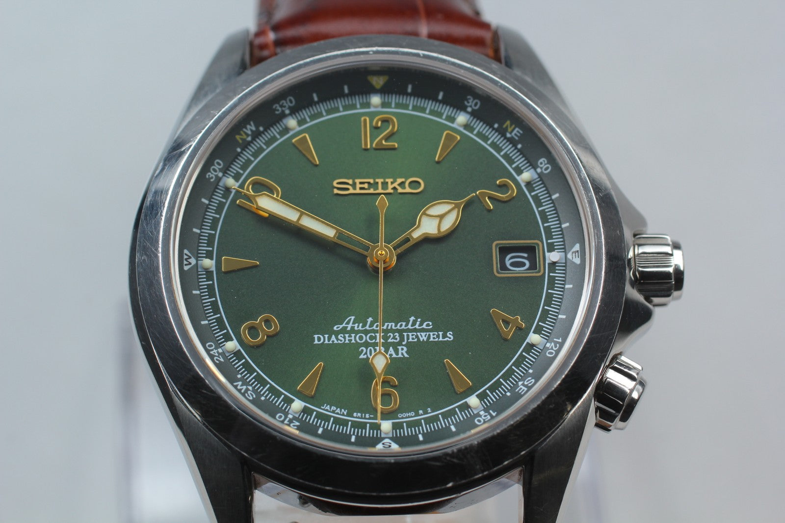 [ Exc+5] SEIKO Alpinist 6R15-00E0 SARB017 Green Dial Automatic Men’s Watch JAPAN