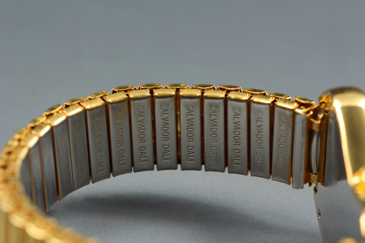 [Overhauled] Salvador Dali Softwatch 022146 Gold Dial 26mm Unisex Quartz Watch