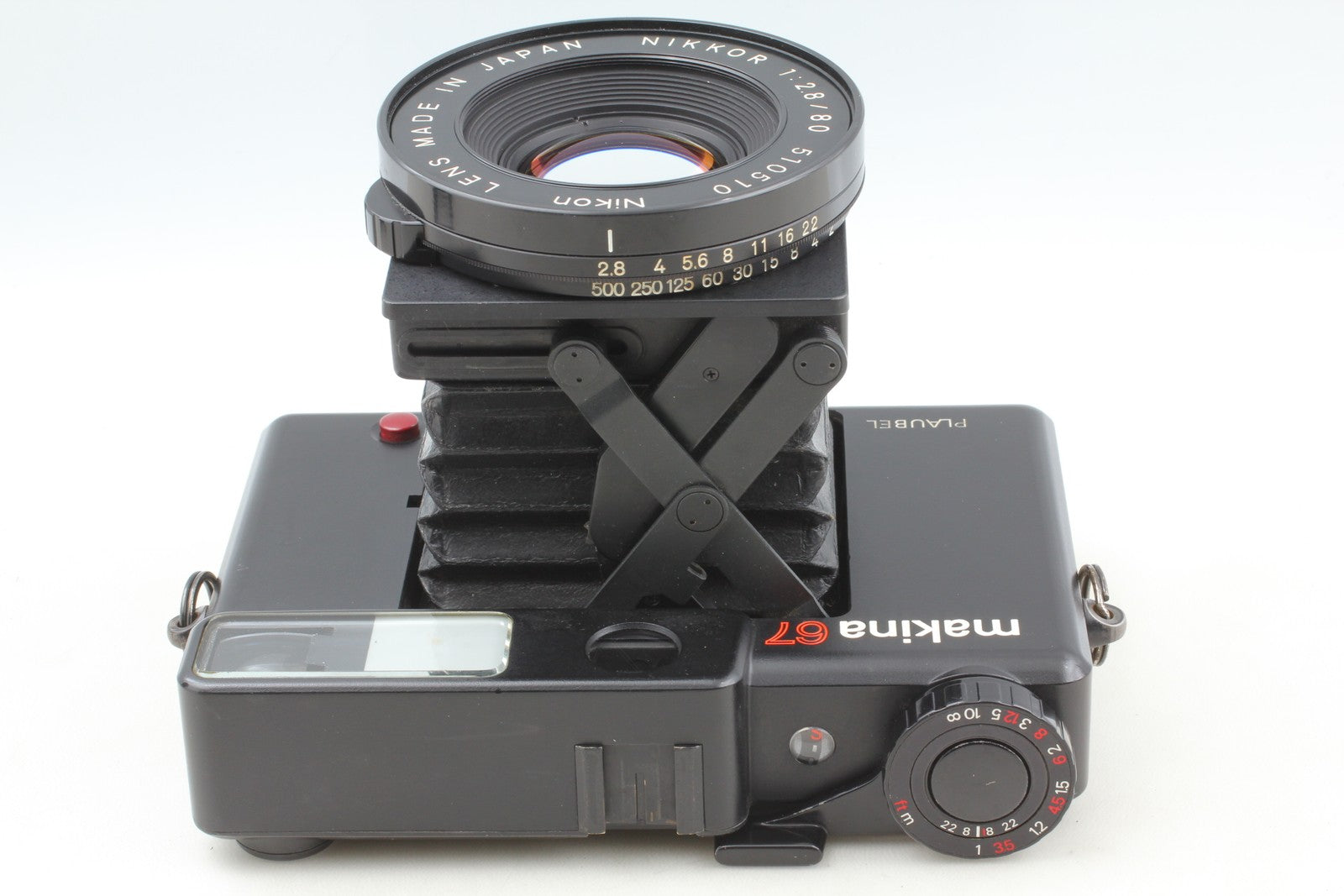 Meter Work [Near MINT] Plaubel Makina 67 Rangefinder Film Camera 6x7 From JAPAN
