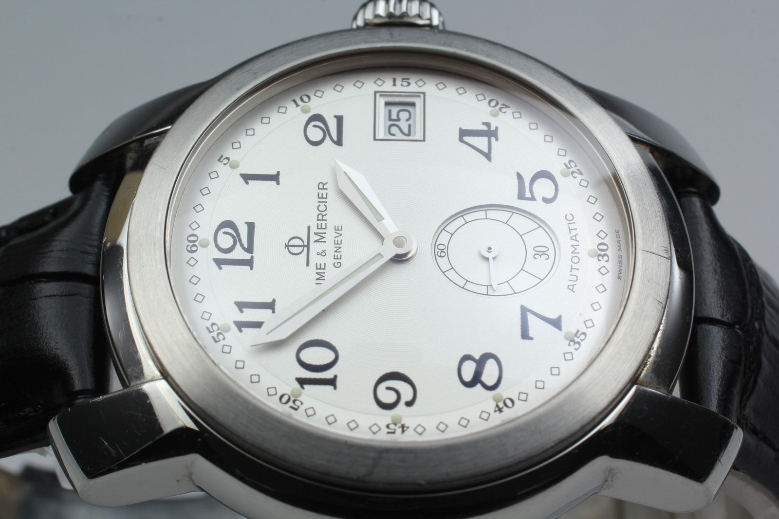 BAUME＆MERCIER Capeland MV045221 Silver Automatic Date Men's Watch 37mm Japan