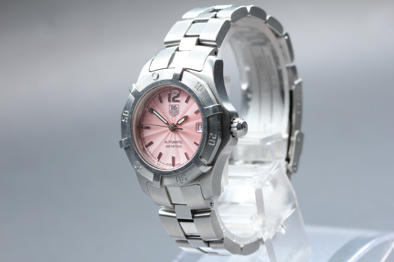 TAG HEUER Aquaracer WN2310 Automatic Pink Women's Watch 22mm JAPAN Exc+5*Box