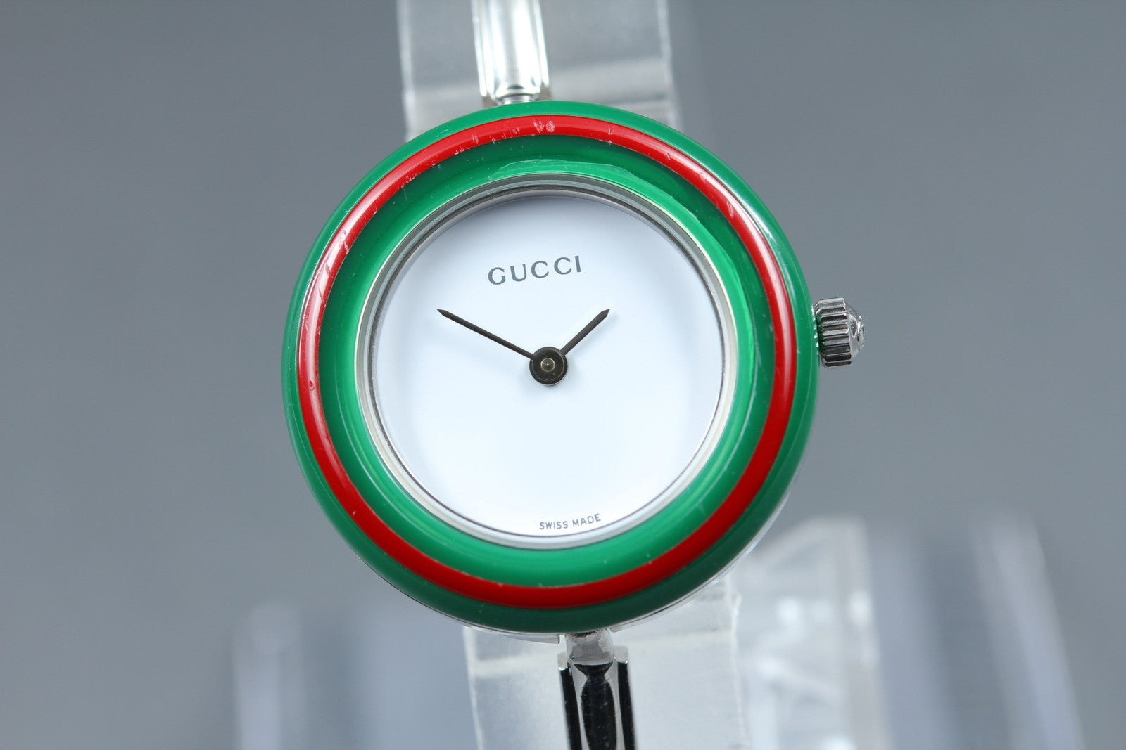 [Overhauled] Gucci Change Bezel 11/12.2L 12 Colors Silver Women's Qz Watch Box