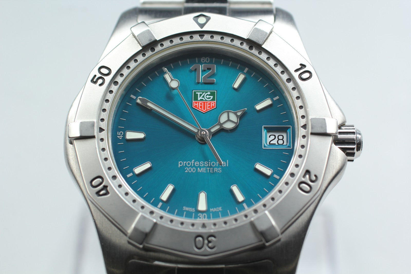 TAG HEUER Professional 2000 WK1119-1 Blue Turquoise Dial 38mm Men’s Quartz Watch