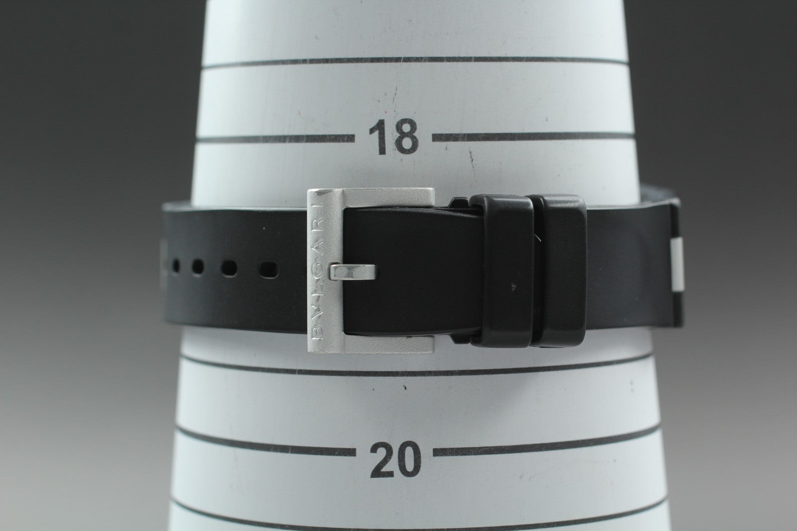 overhauled BVLGARI Aluminum AL38TA Black Men's Automatic Watch 38mm JAPAN Box