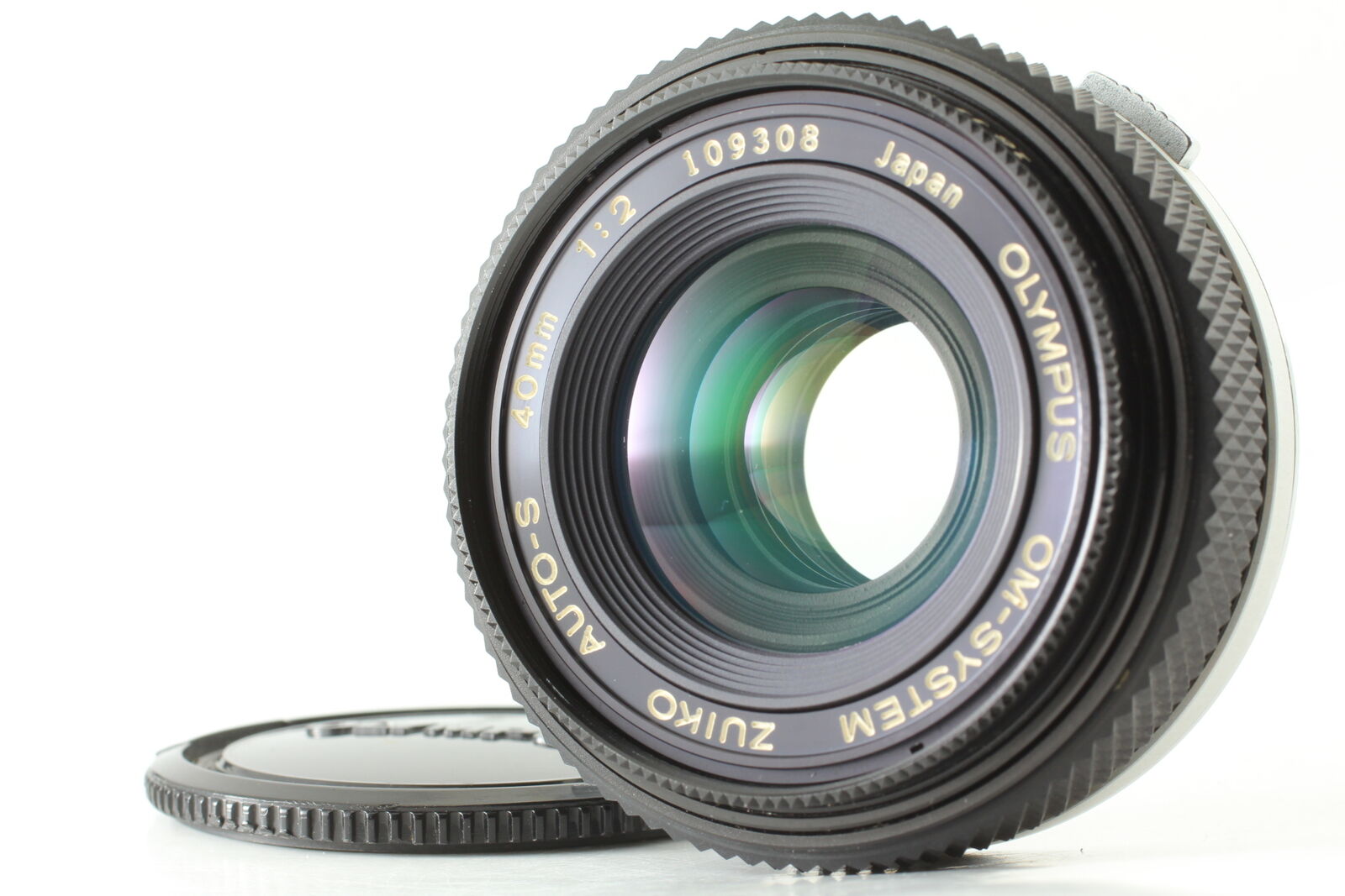 [ Near MINT ] Olympus OM-SYSTEM Zuiko Auto-S 40mm f/2 Pancake Lens From Japan