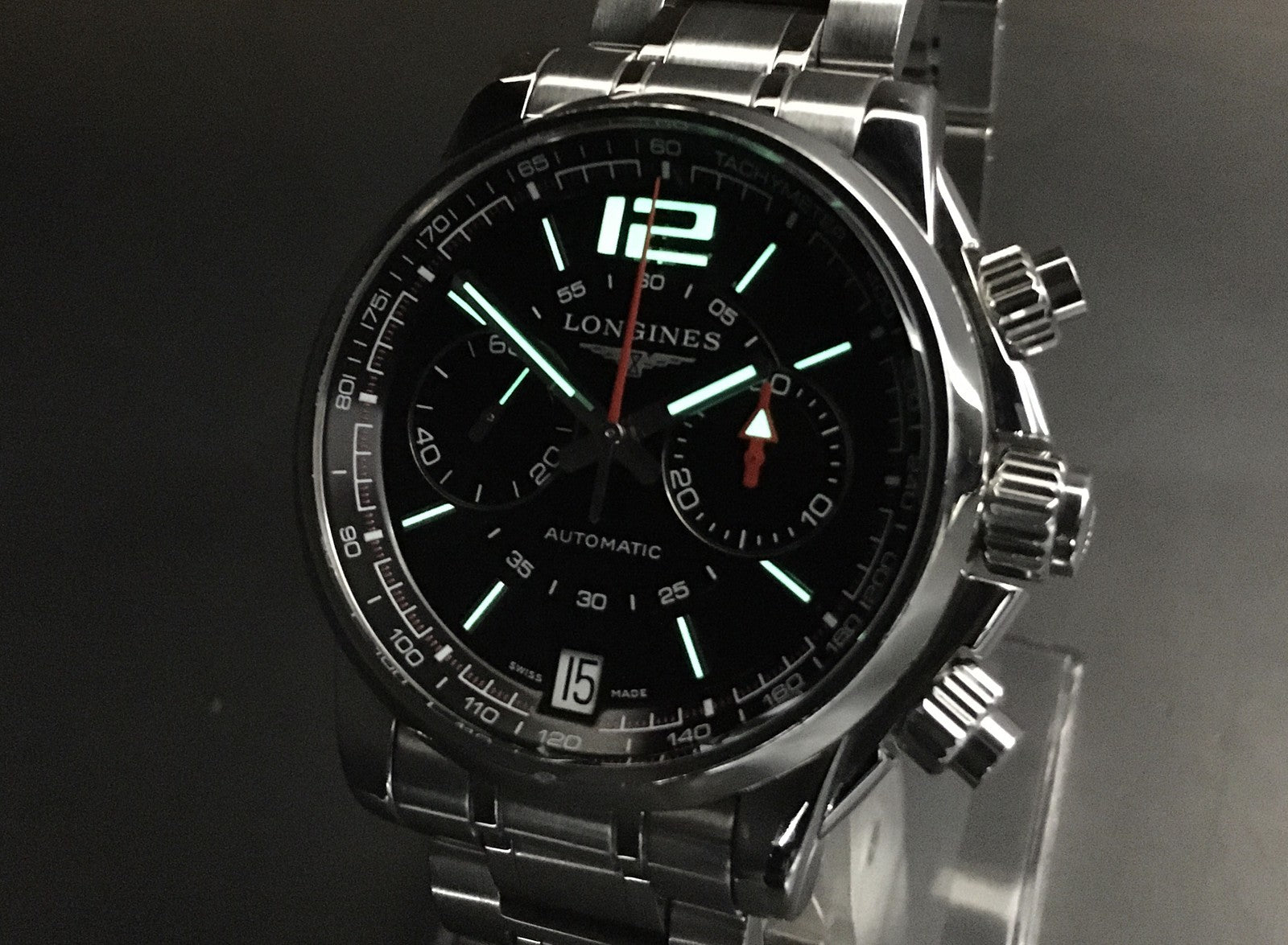 [Exc+5 Box] Longines Admiral Chronograph L3.666.4 42mm Automatic Men's Watch