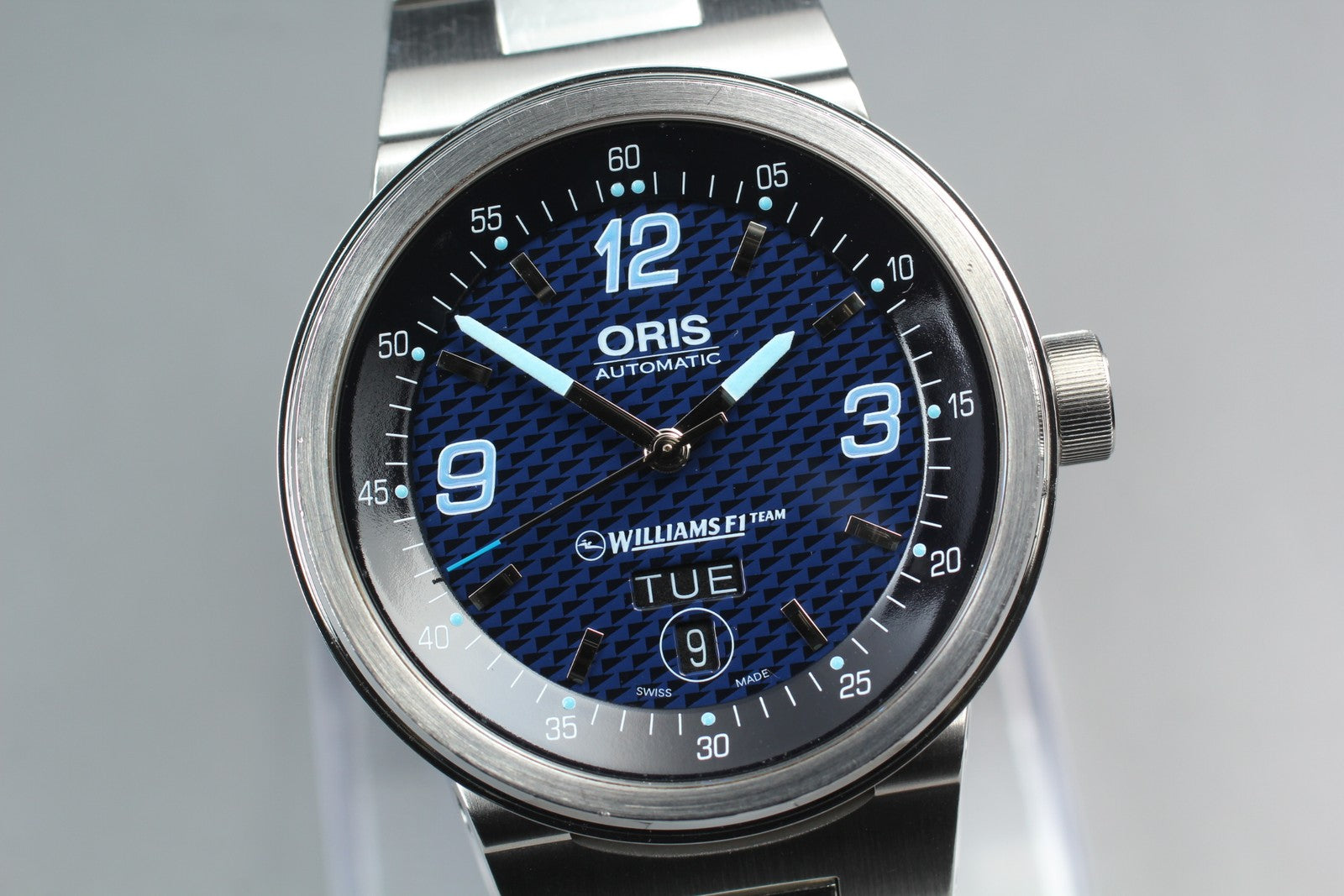 ORIS Williams F1 Team Day Date 7560 Automatic Blue Dial Automatic Men's Watch