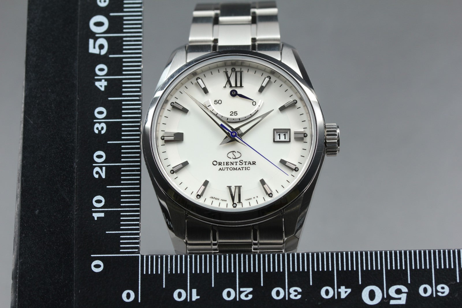 N MINT*Box Orient Star F6N4-UAD0 Power Reserve White Automatic Men's 38mm JAPAN
