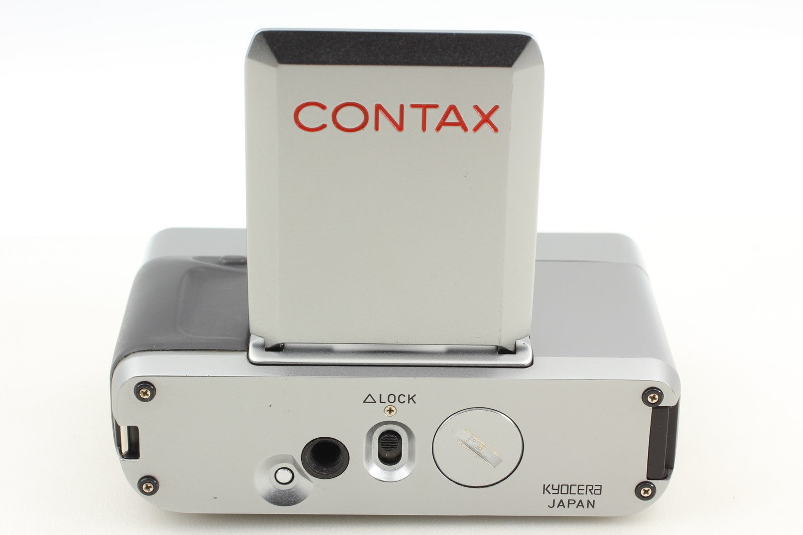 [Top MINT] Contax T Silver 35mm Film Camera Carl Zeiss T* + T14 Flash From JAPAN