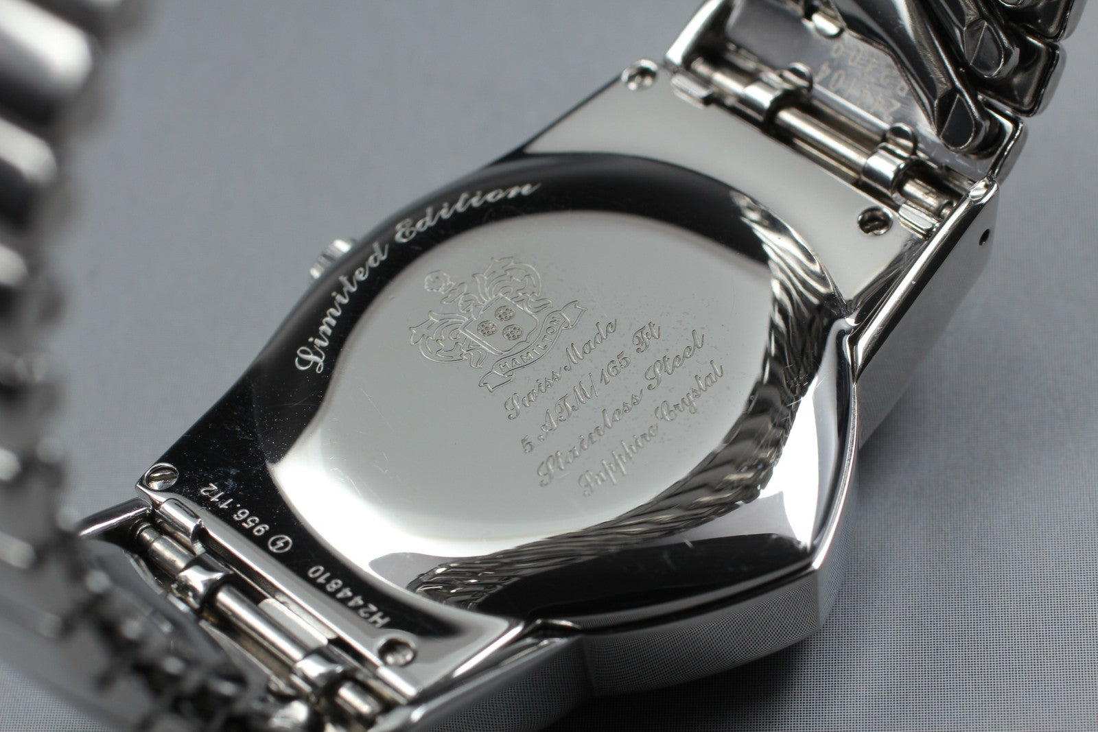 New Batt[Exc+5] Hamilton Ventura H244810 Elvis Presley 75th Limited Quartz Watch