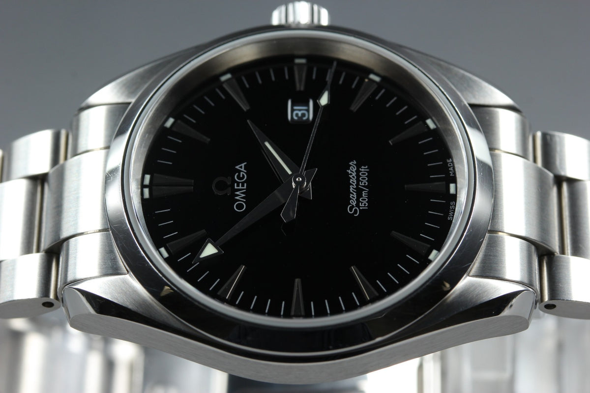OMEGA Seamaster Aqua Terra 2517.50 Cal.1538 150M Black 38mm Qz Mens Watch [Box]