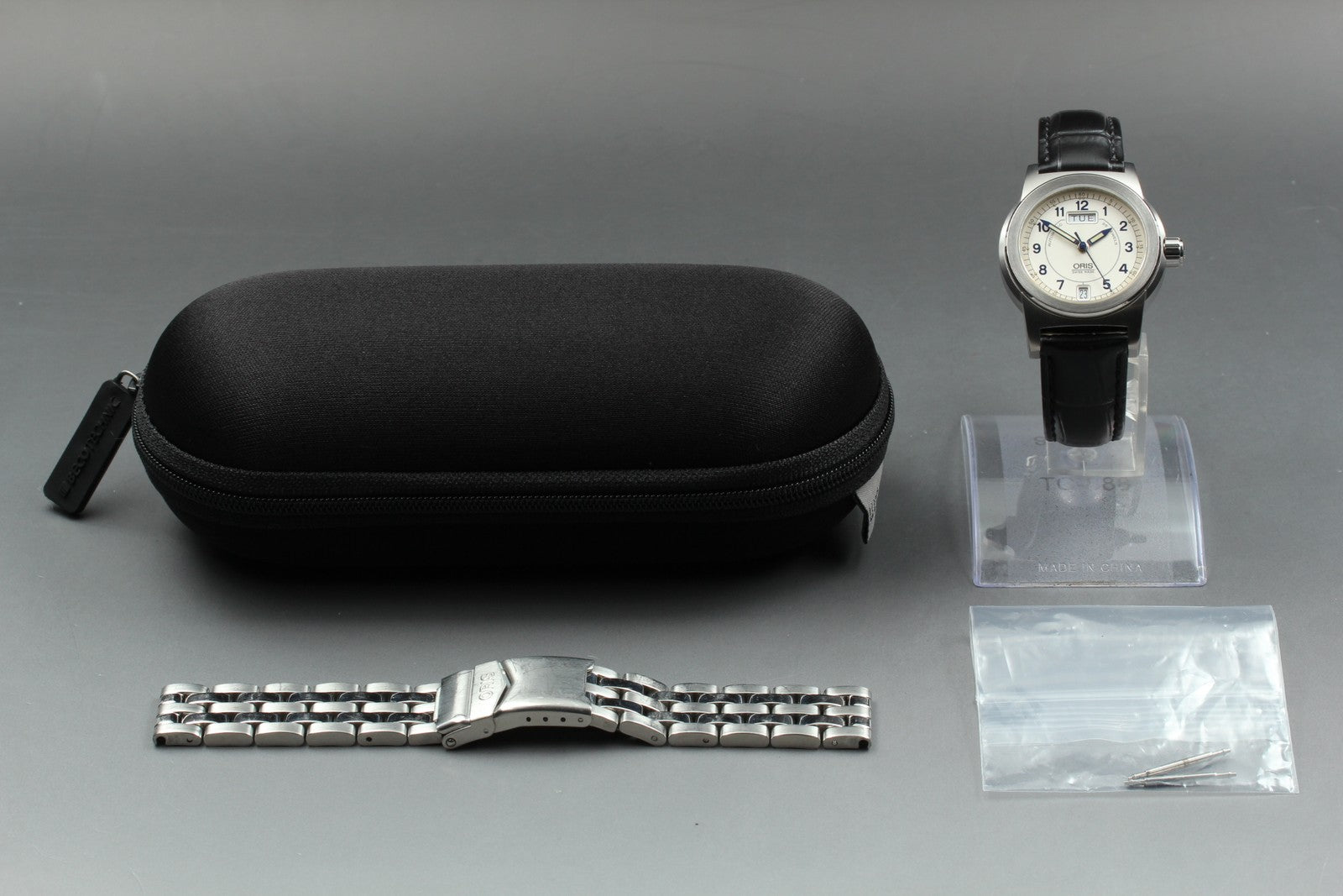 [Exc+5] ORIS Big Crown 7501 Silver Black Day/Date 35mm Automatic Men's Watch