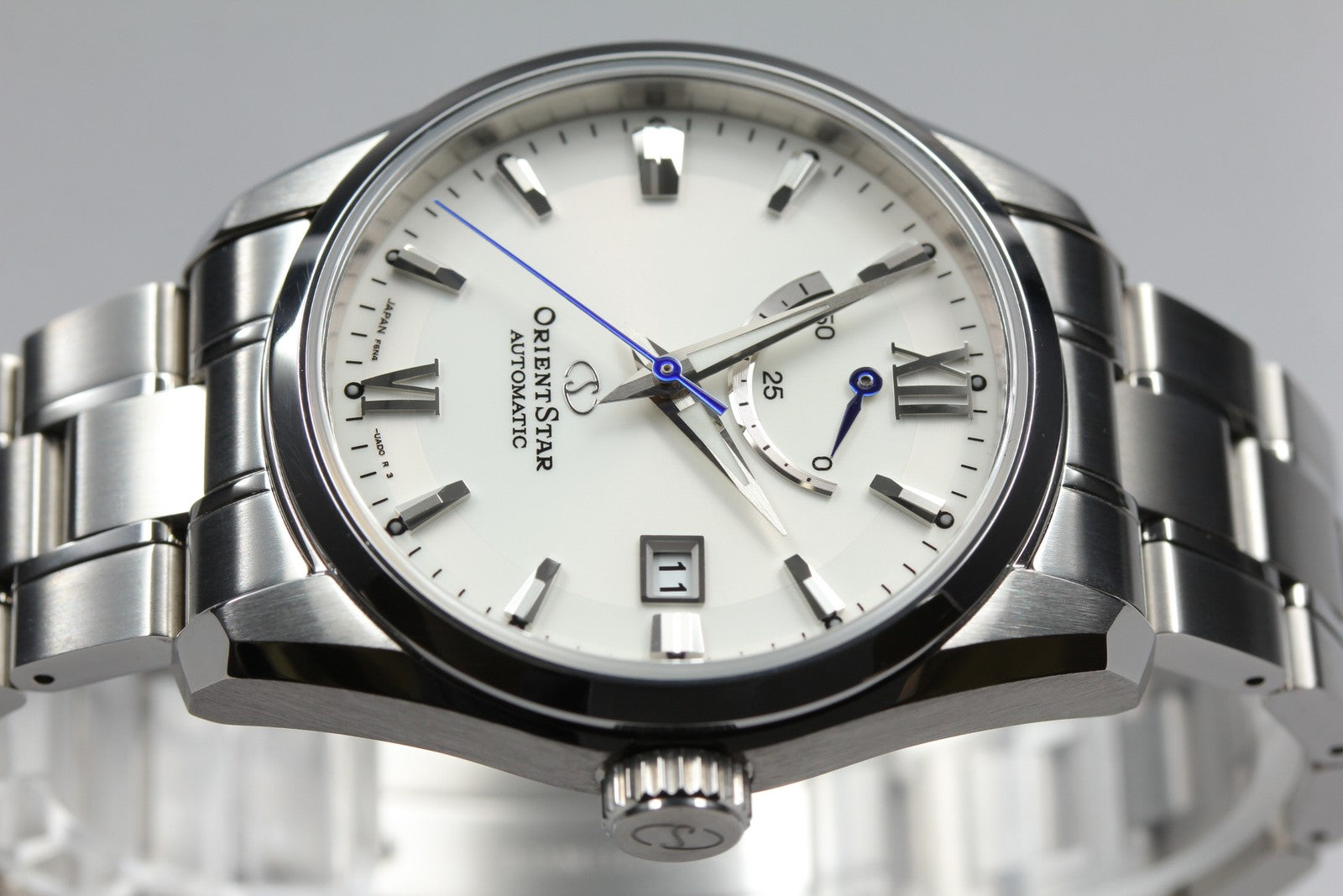 N MINT*Box Orient Star F6N4-UAD0 Power Reserve White Automatic Men's 38mm JAPAN