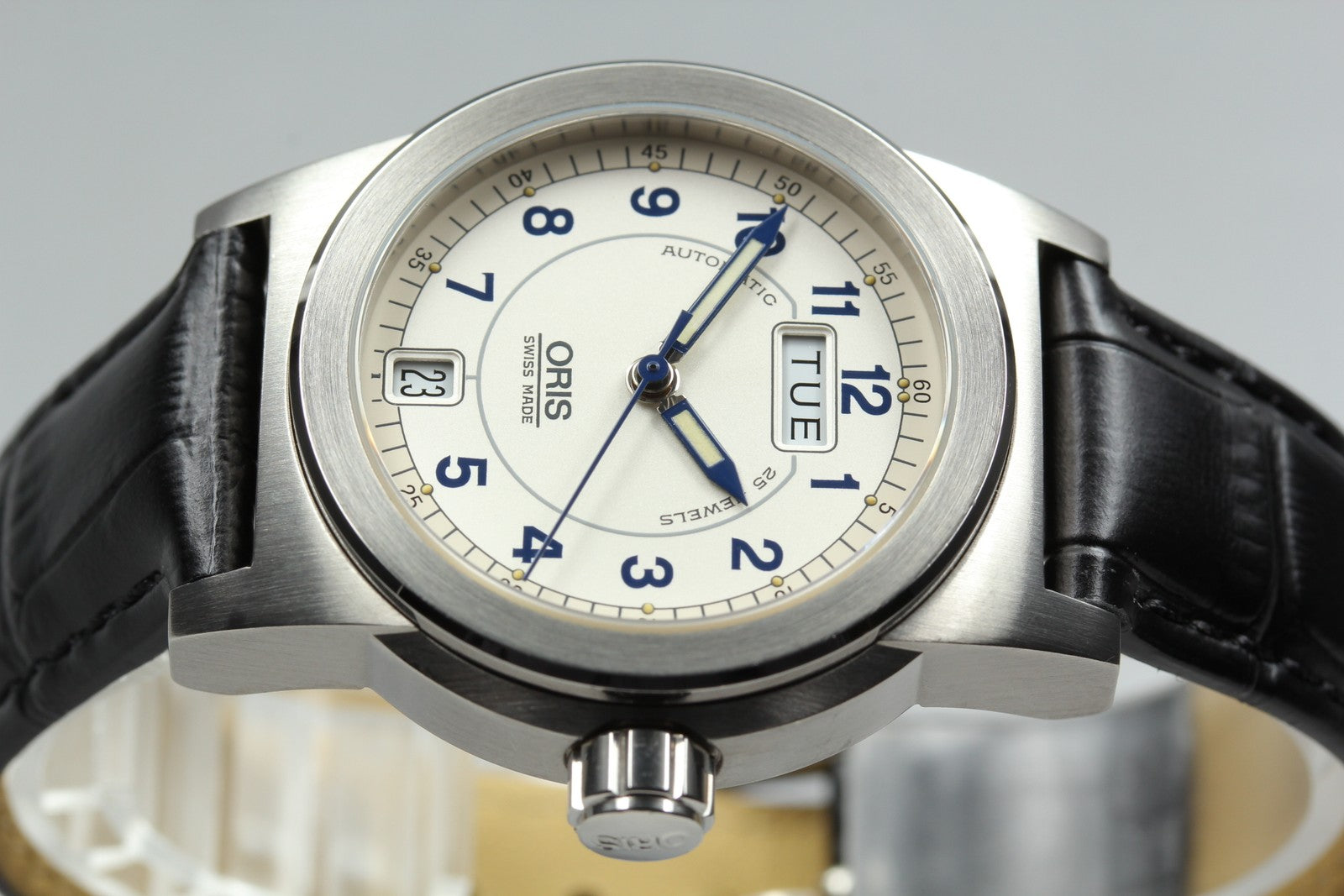[Exc+5] ORIS Big Crown 7501 Silver Black Day/Date 35mm Automatic Men's Watch