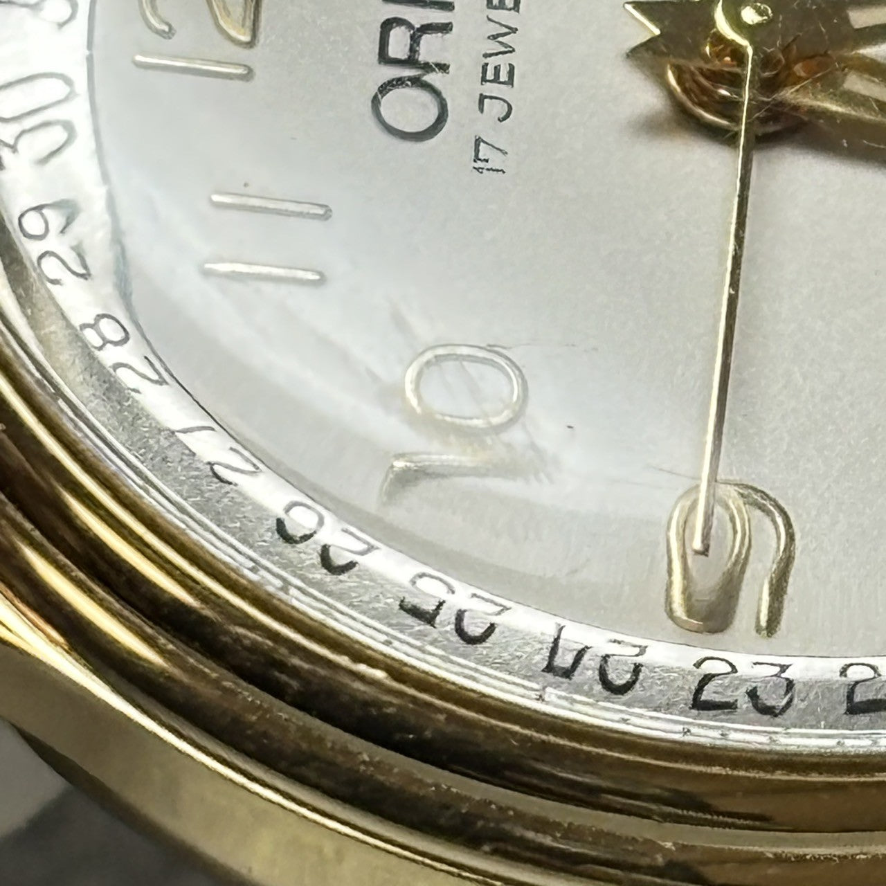 [Exc+5 Box] ORIS Pointer Date 302-7285B Hand Winding Gold Men's Watch From JAPAN