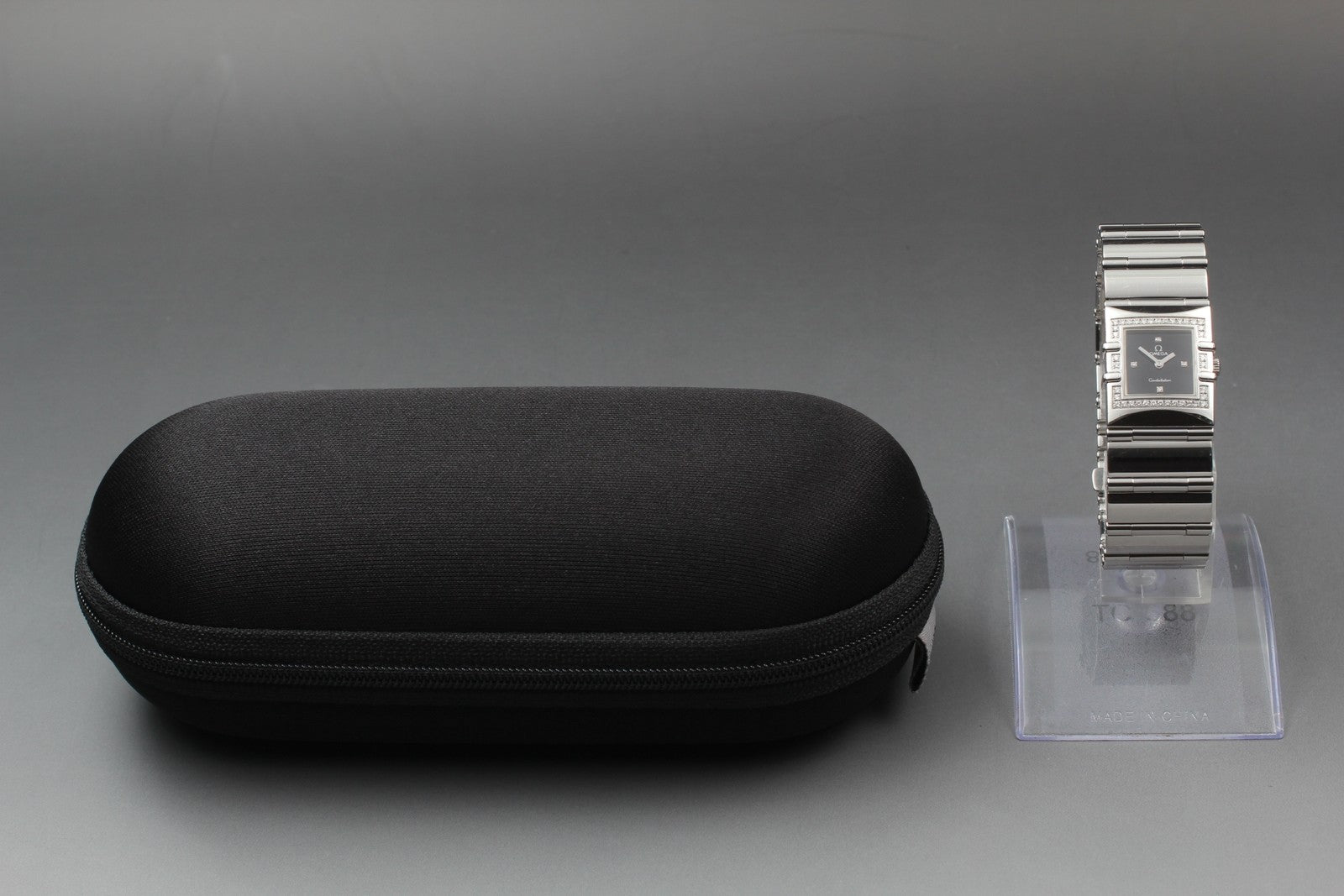 Exc+5 OMEGA Constellation Quadra 895.1230 Cal.1376 Diamond Women's Quartz Watch