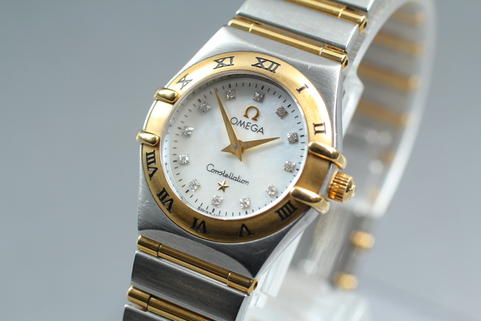 [Exc+5 Box] OMEGA Constellation Mini 795.1203 Diamond 22mm Quartz Women's Watch