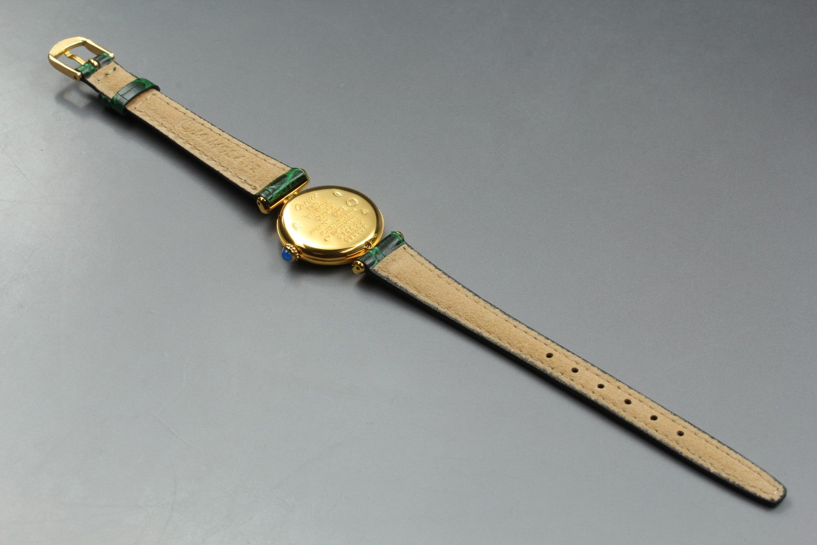 Vintage [Near MINT- Box] Cartier Must Colisee Vermeil 590002 Women's Qz Watch