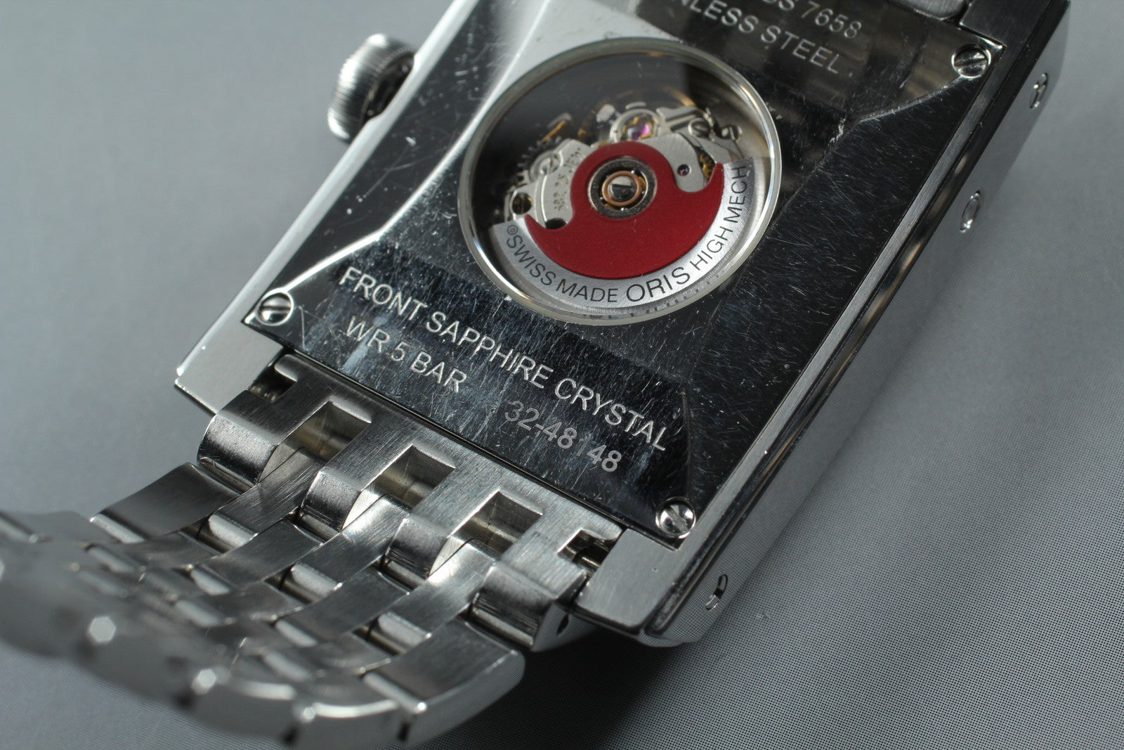 [Exc+5] ORIS Rectangular Complication 7658 Moon Phase 33mm Automatic Men's Watch