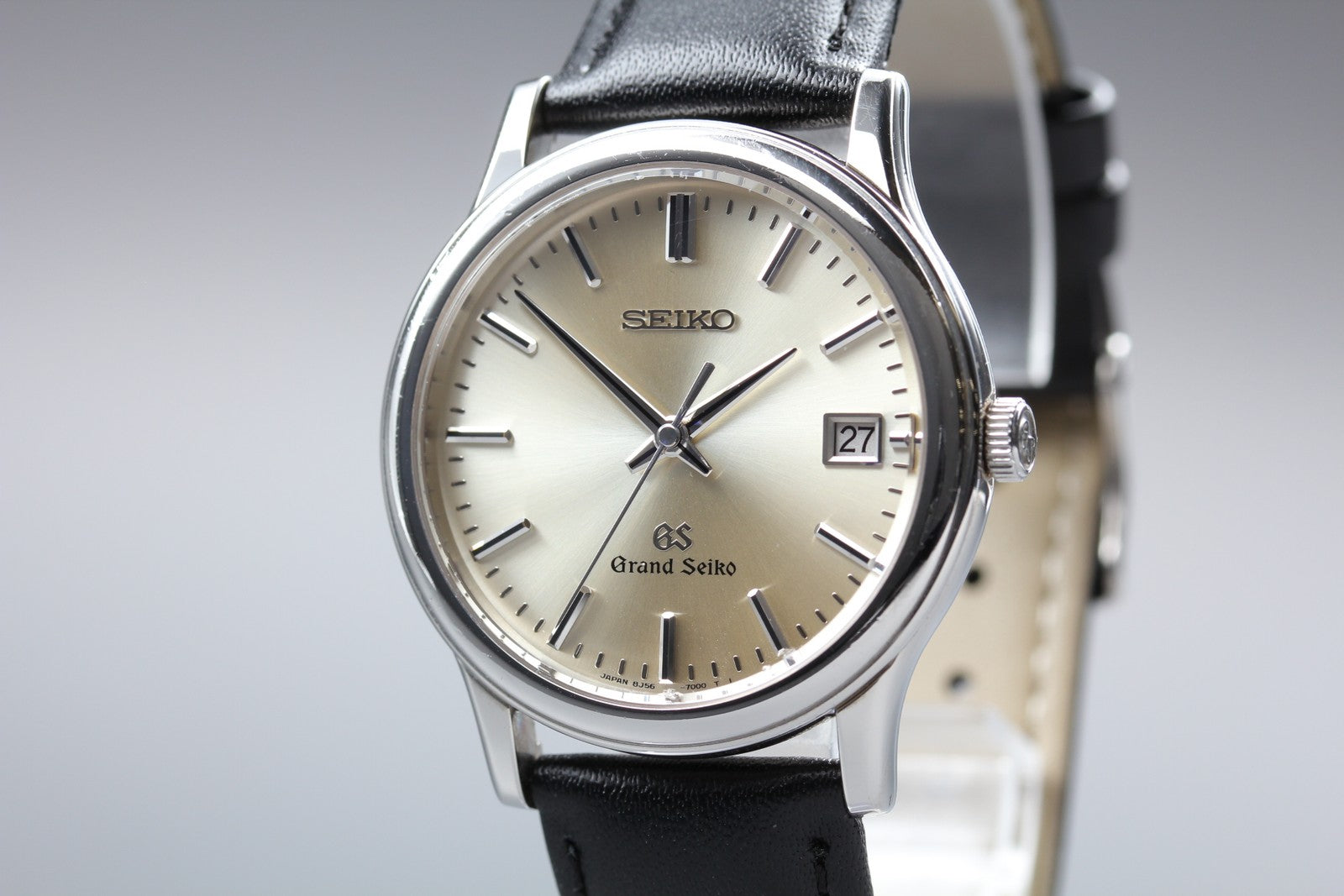 New Batt Vintage SEIKO Grand Seiko 8J56-7000 SBGF013 Quartz Men's Watch 34mm JP