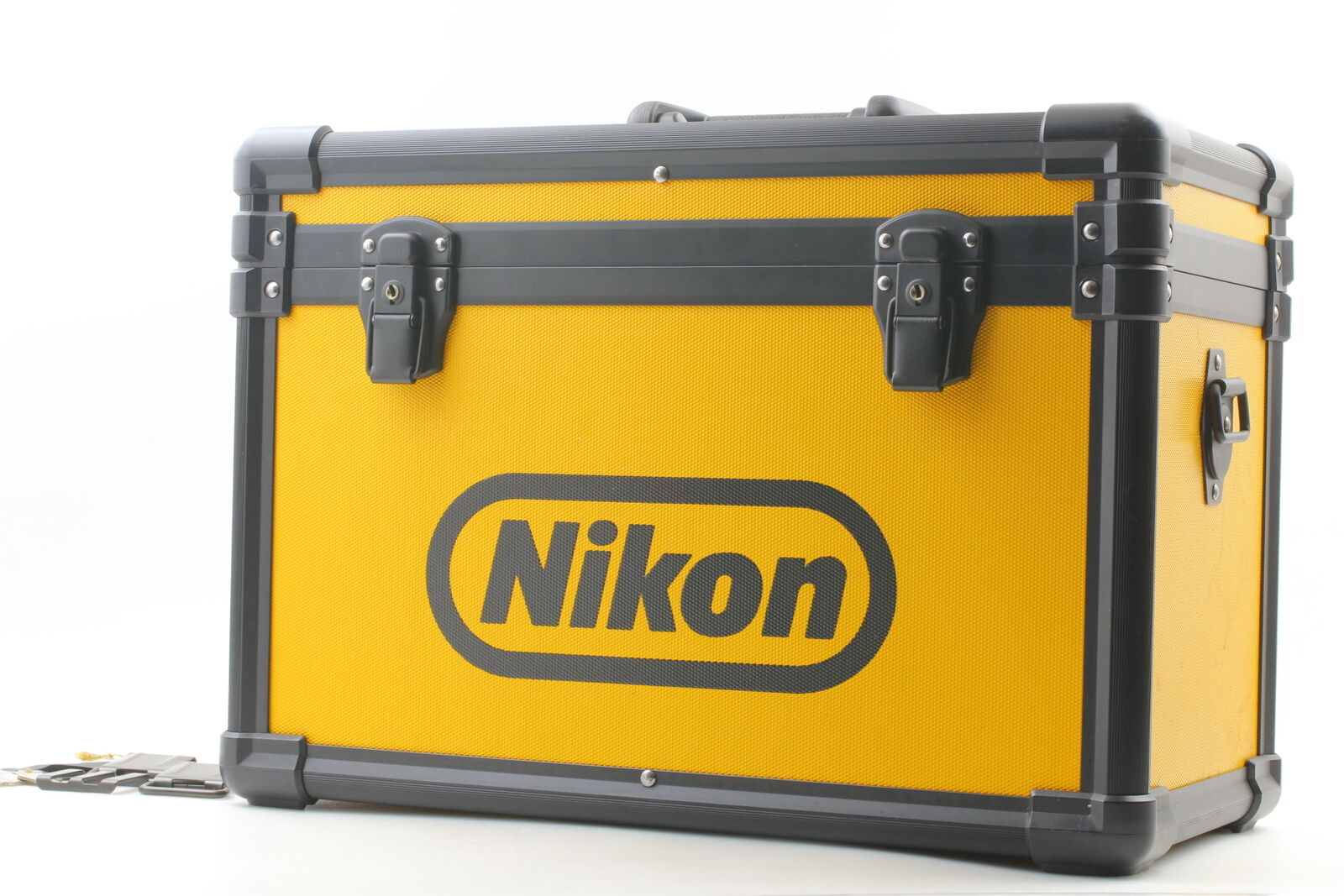 [Exc+5] Rare Nikon Vintage Yellow Hard Aluminum Camera Trunk Case From JAPAN