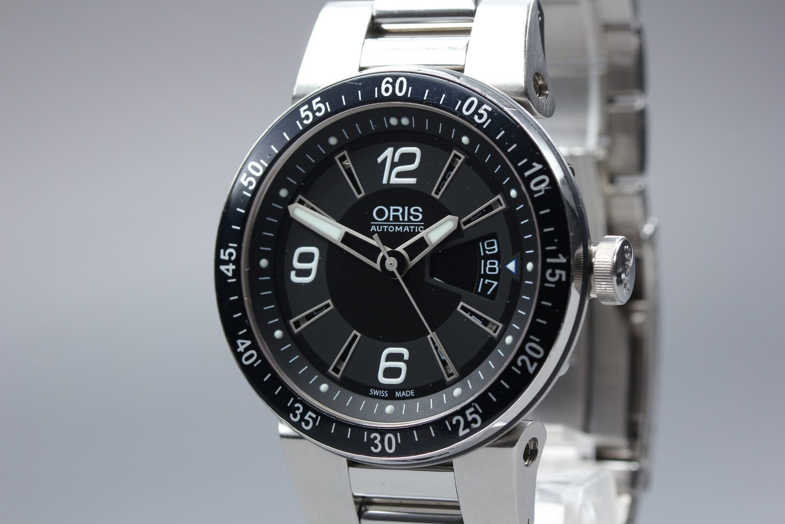 ORIS Williams F1 Team Date 7613 Automatic Black Dial Automatic Men's Watch [Box]