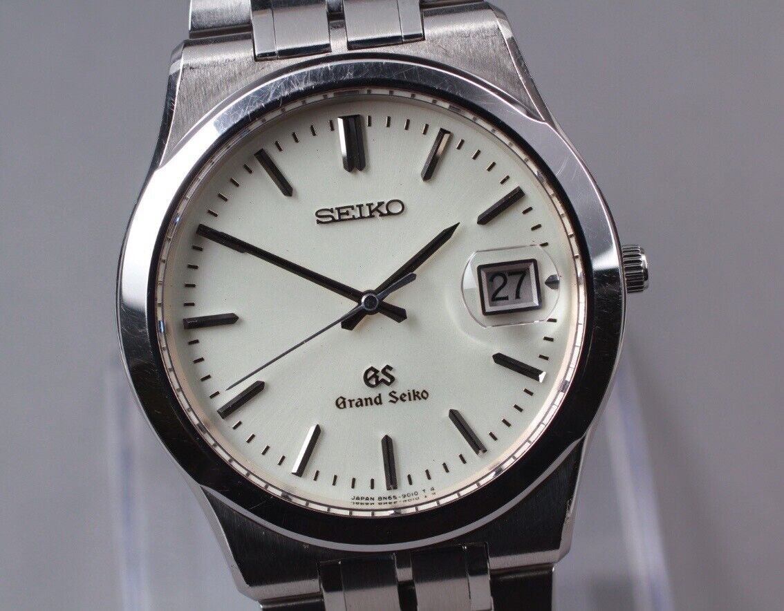 New Battery [Exc+5] SEIKO Grand Seiko 8N65-9010 SBGG007 Men's Quartz Watch JAPAN