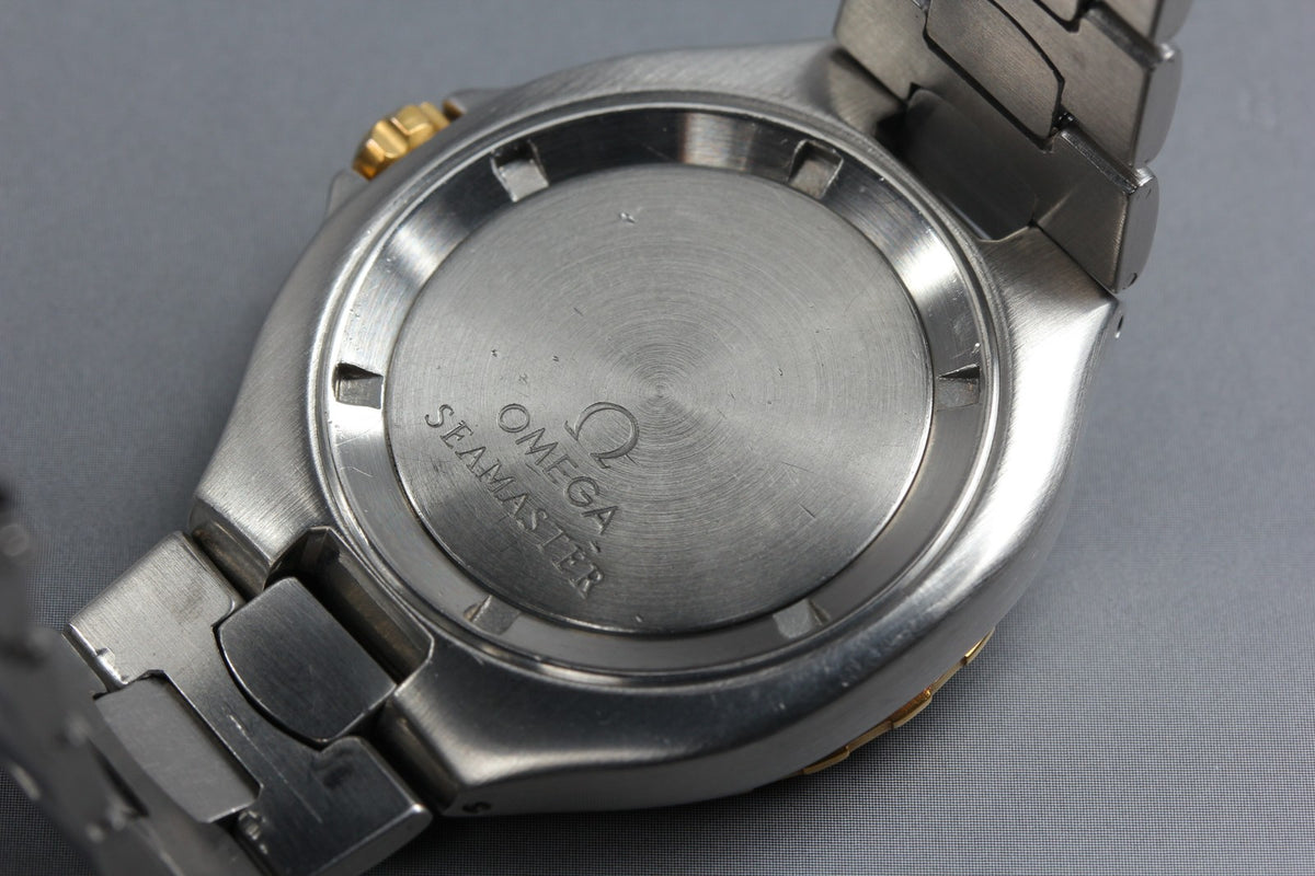 OMEGA Seamaster 200M 396.1042.1 Cal.1441 Gold 36mm Quartz Men's Watch Vintage