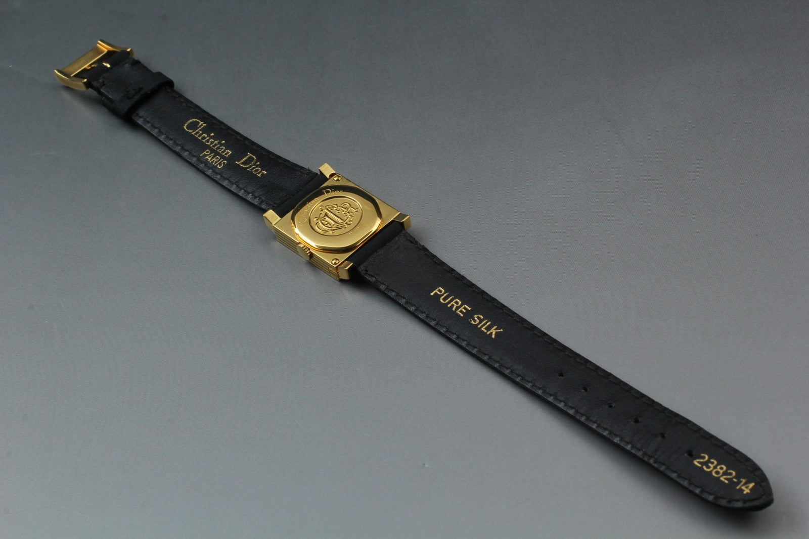 Christian Dior La Parisienne D60-159 Gold Black 19mm Women's Quartz Watch [Box]