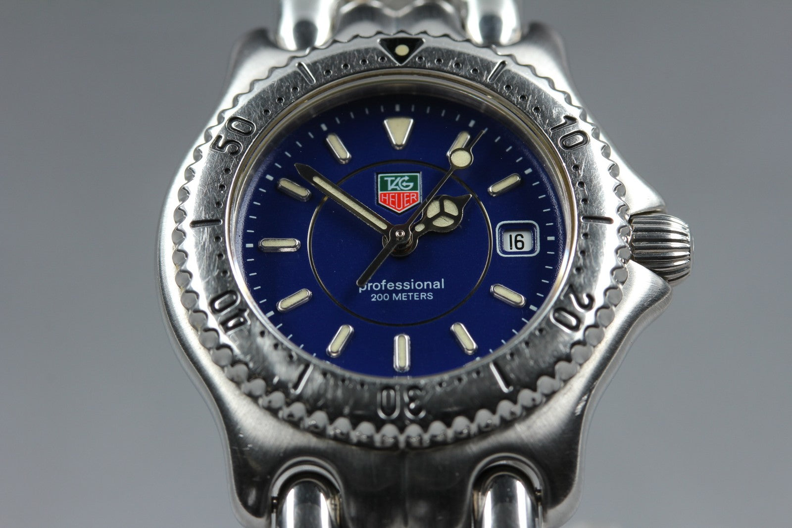 TAG HEUER SEL Professional WG131A Quartz Blue Dial Women's Watch 28mm From JAPAN