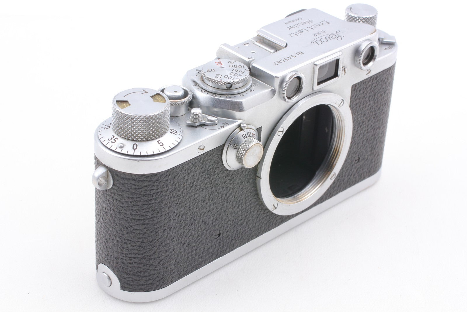[N MINT w/ Finder Case] Leica IIIf Film Camera + Elmar 5cm 50mm f3.5 Lens JAPAN