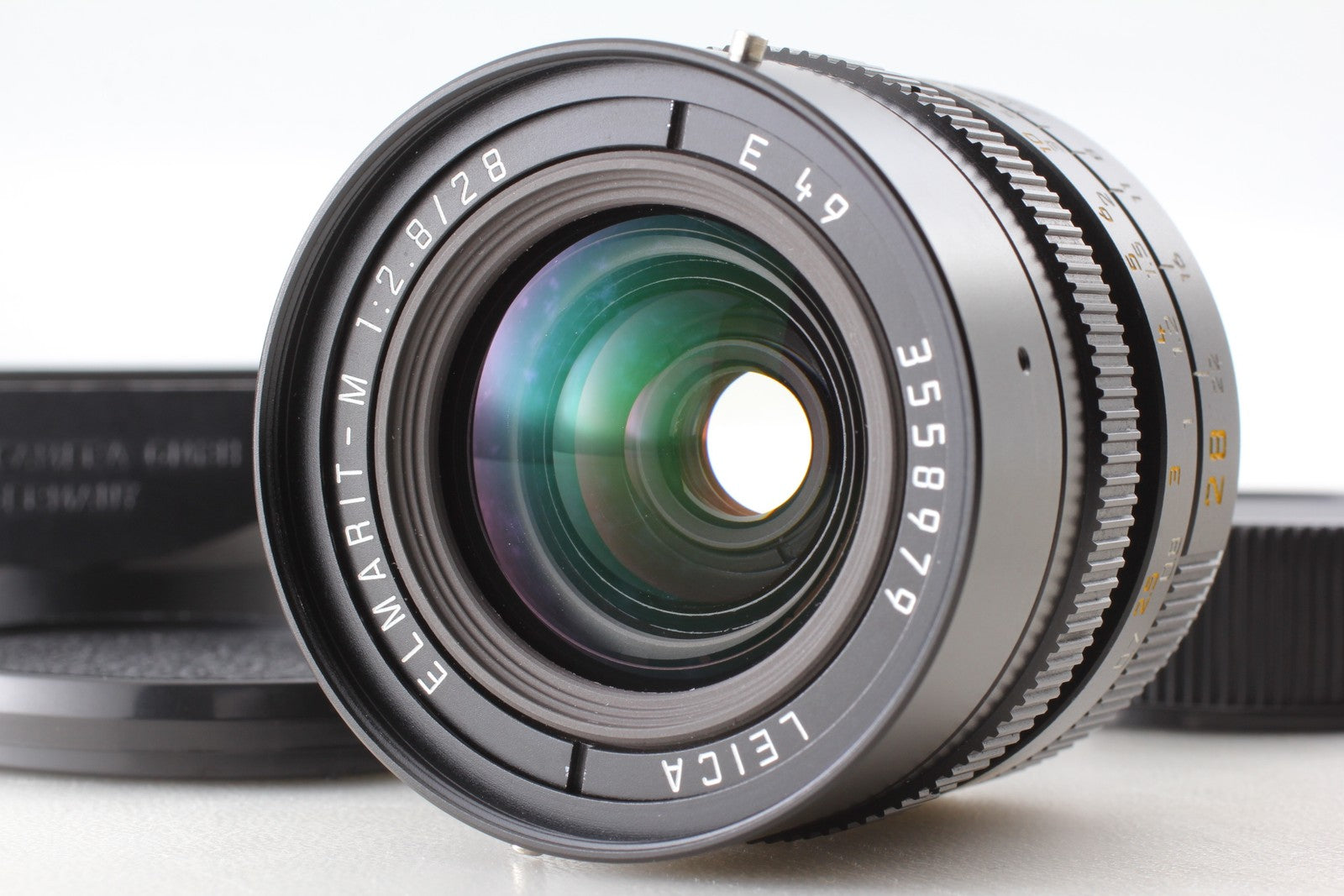 [Near MINT w/Hood] Leica Elmarit M 28mm f2.8 E49 3th Lens M Mount From JAPAN