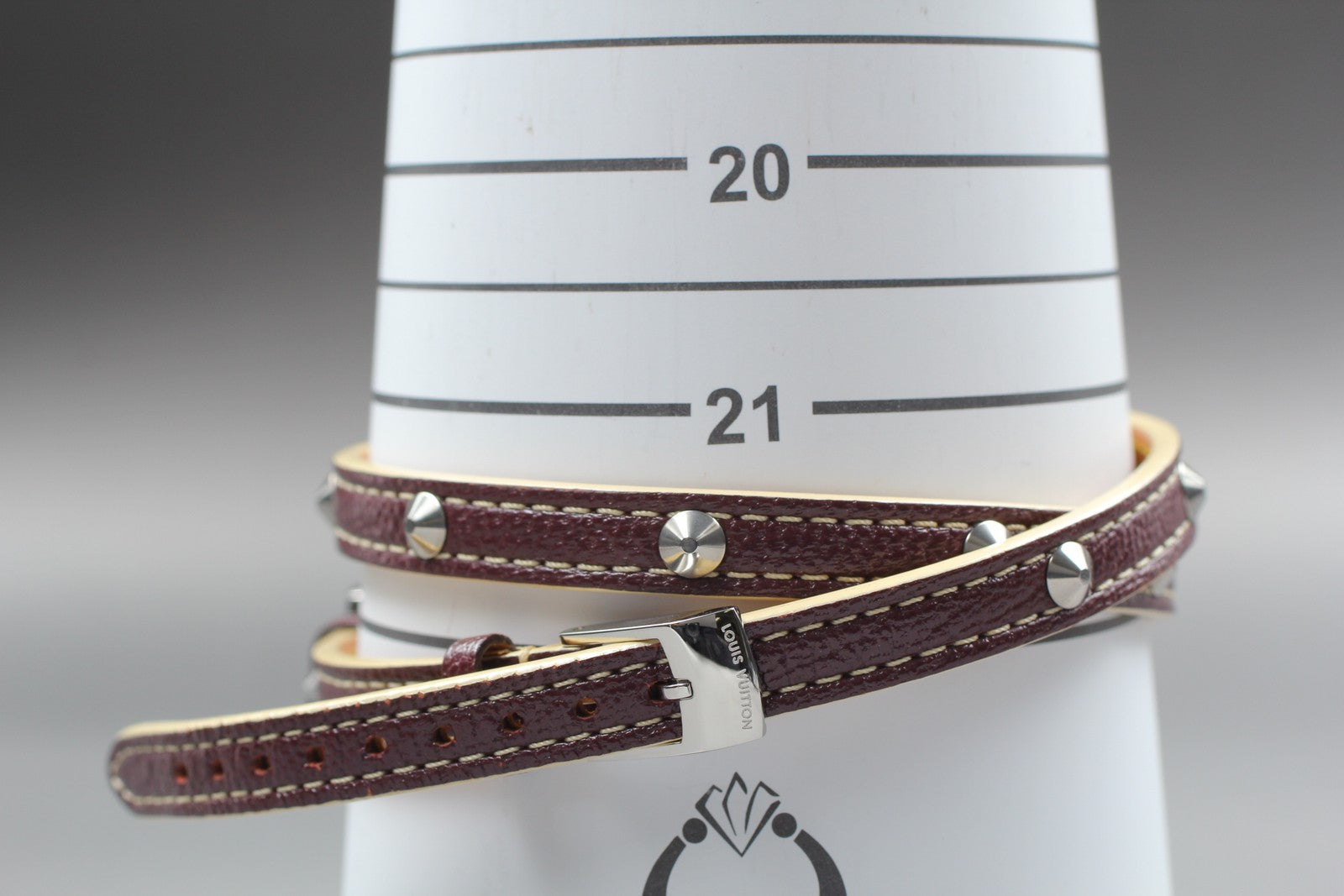 [ Exc+5 Box] Louis Vuitton Tambour Q1211 27mm Brown Women's Quartz Watch JAPAN