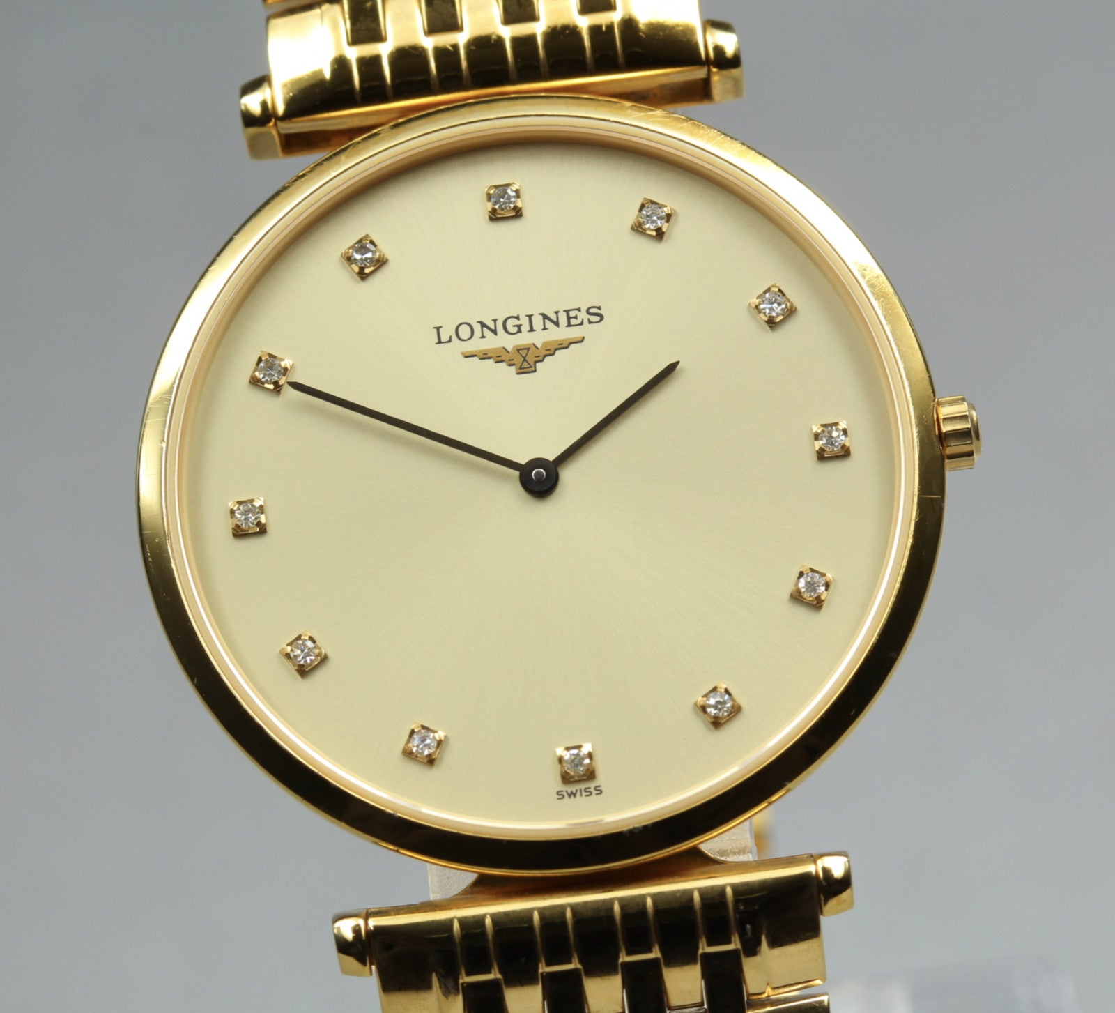 [Exc+5] Longines La Grande Classique L4.709.2 Diamond 32mm Quartz Men's Watch