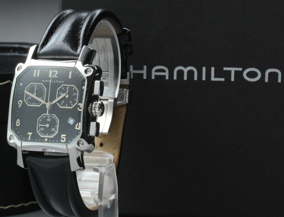 [READ] Hamilton Lloyd Chronograph 6319 Date Black 35mm Quartz Men's Watch Box