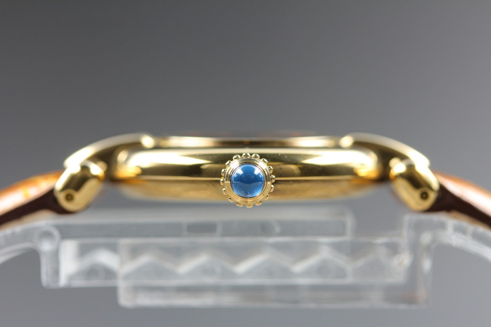 Vintage [Near MINT-] Cartier Must Colisee Vermeil 590002 Gold Women's Qz Watch
