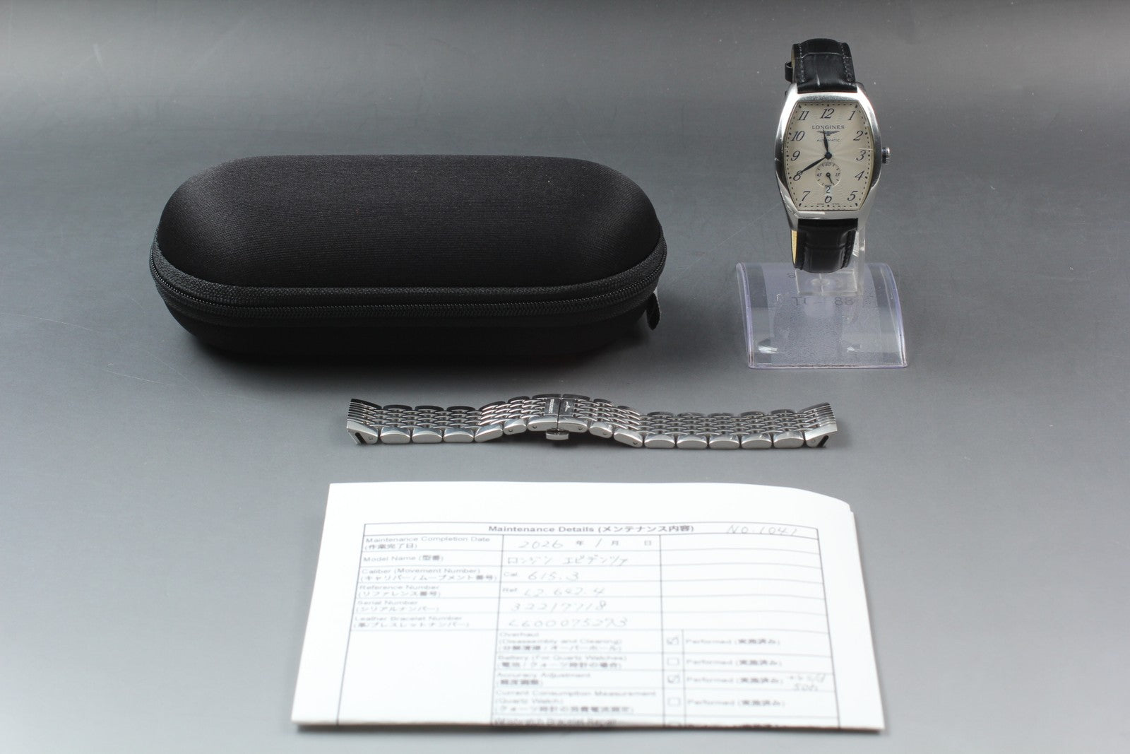 Overhauled [Exc+5] LONGINES Evidenza L2.642.4 Date 32mm Automatic Men's Watch