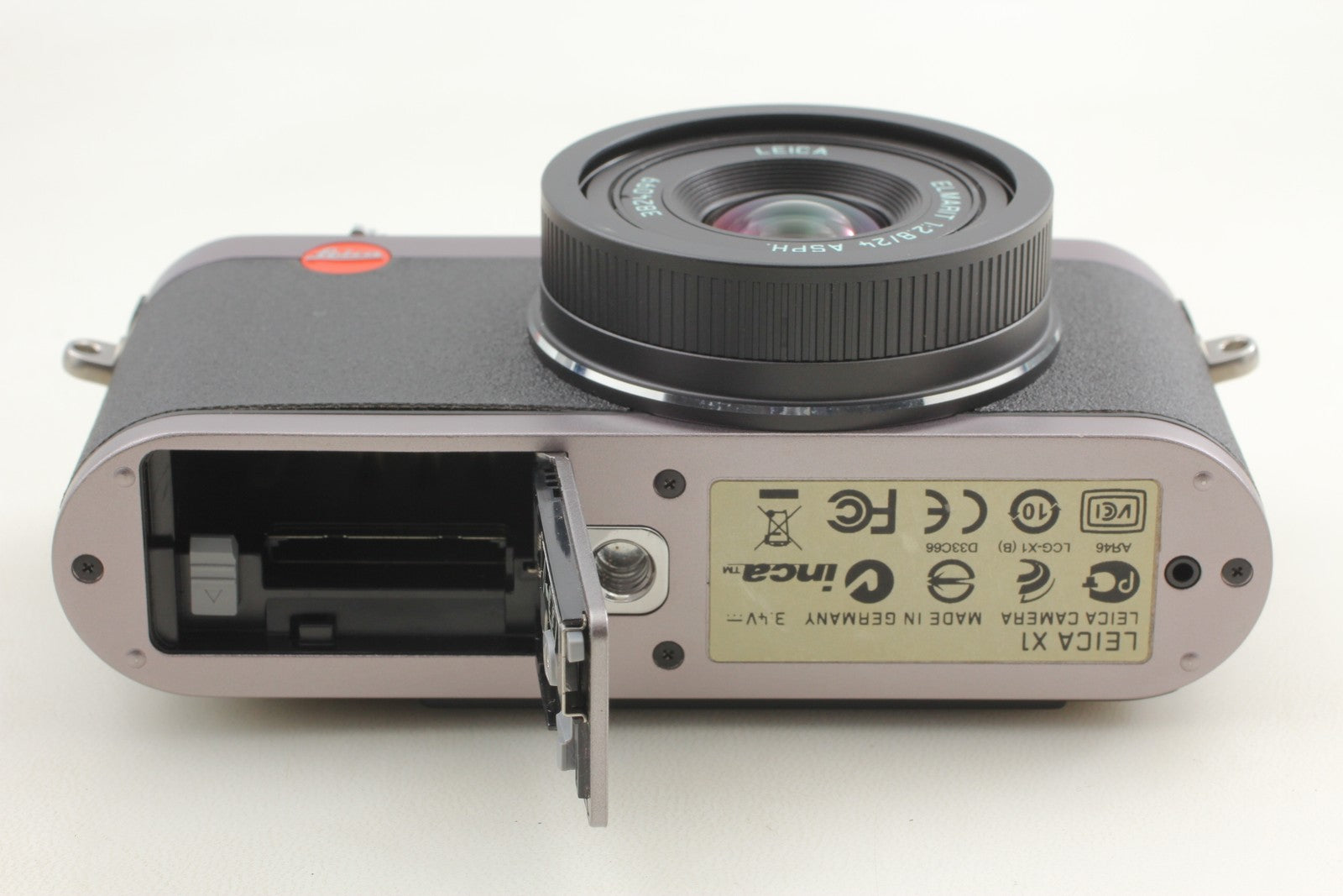 [Top MINT w/Box] Leica X1 12.2MP Compact Digital Camera Steel Gray From JAPAN