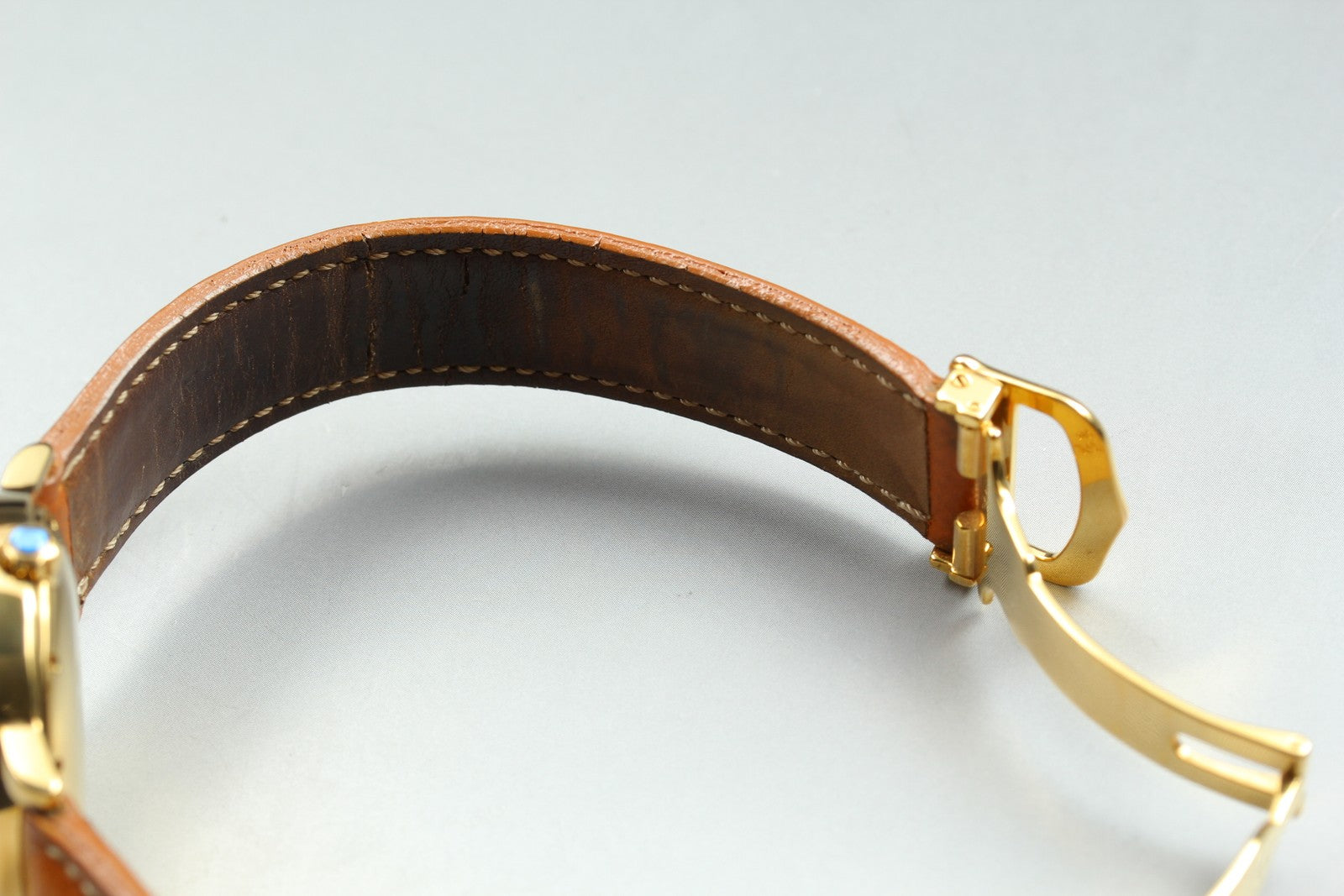Vintage Cartier Must de Cartier Ronde 1800 1 Gold Brown 32mm Unisex Quartz Watch