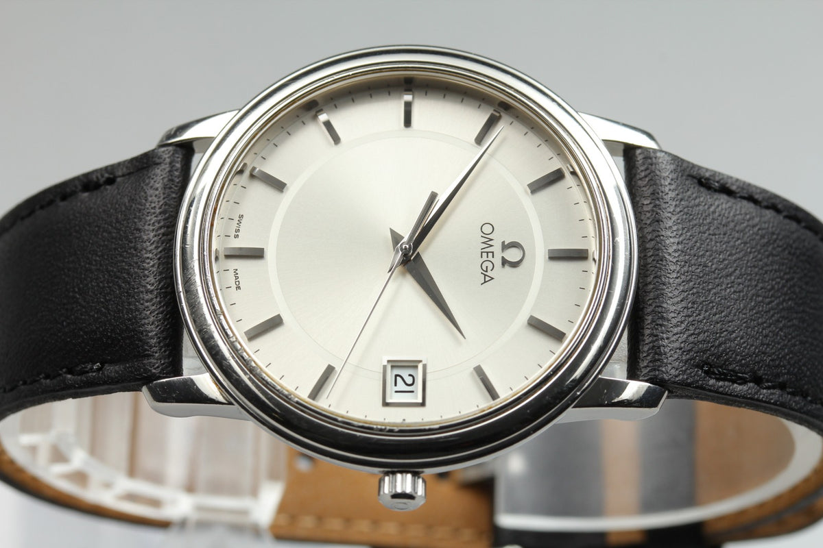 Omega De Ville Prestige 4510.31 196.1150 Cal.1532 34mm Silver Quartz Men's Watch