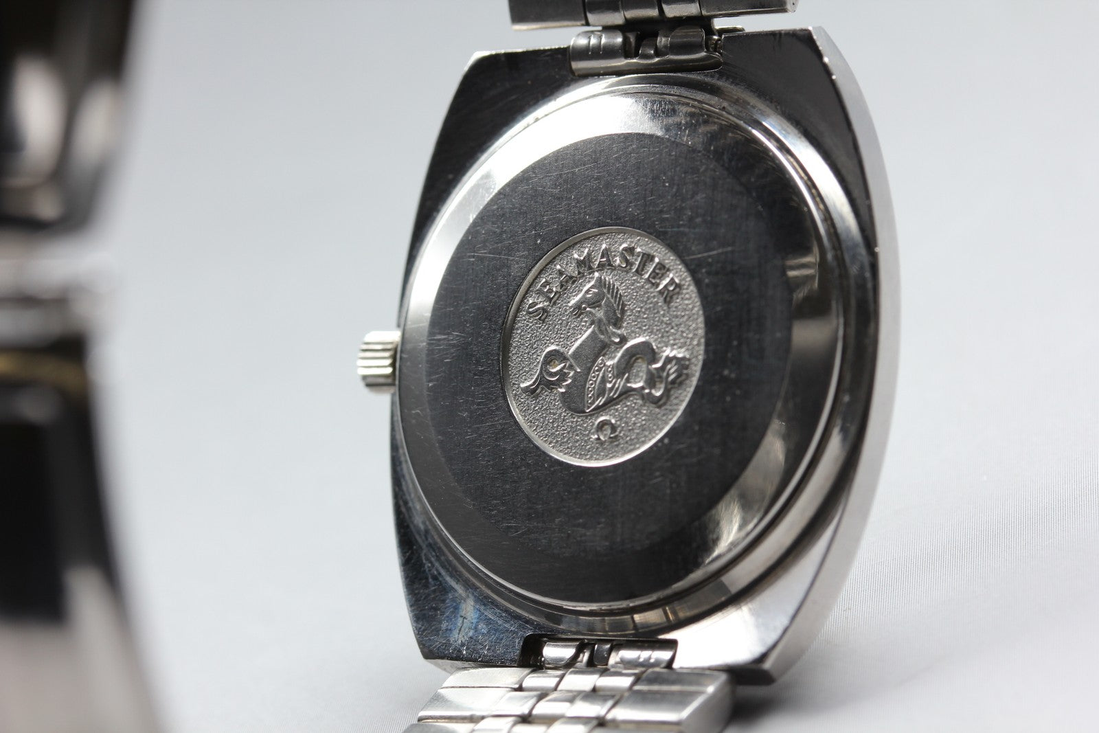 [Exc+5] Vintage OMEGA Seamaster 166.0216 Automatic Silver Men's Watch 35mm JAPAN