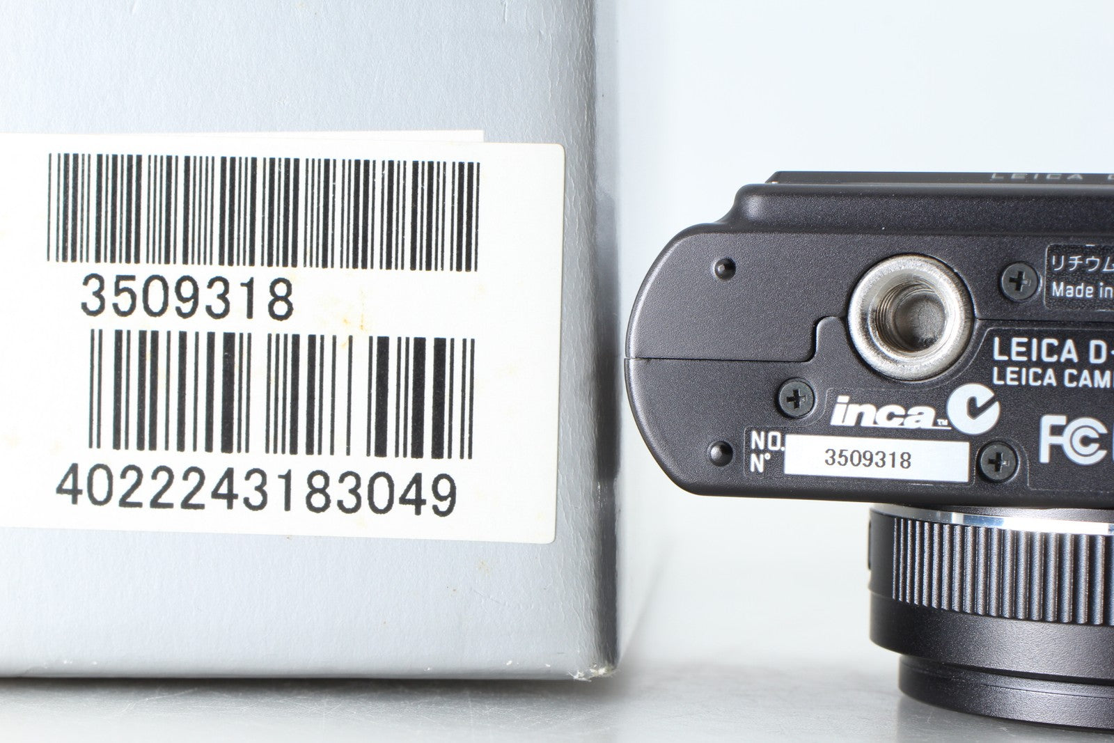 [Top MINT in Box] Leica D-LUX 3 10.0 MP Black Digital Compact Camera From JAPAN