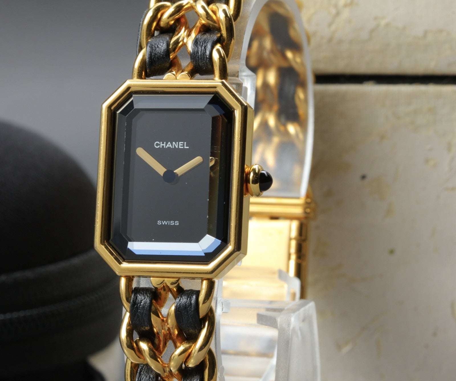 [Overhauled] CHANEL Premiere L Size Black Dial Gold 20mm Quartz Women’s Watch