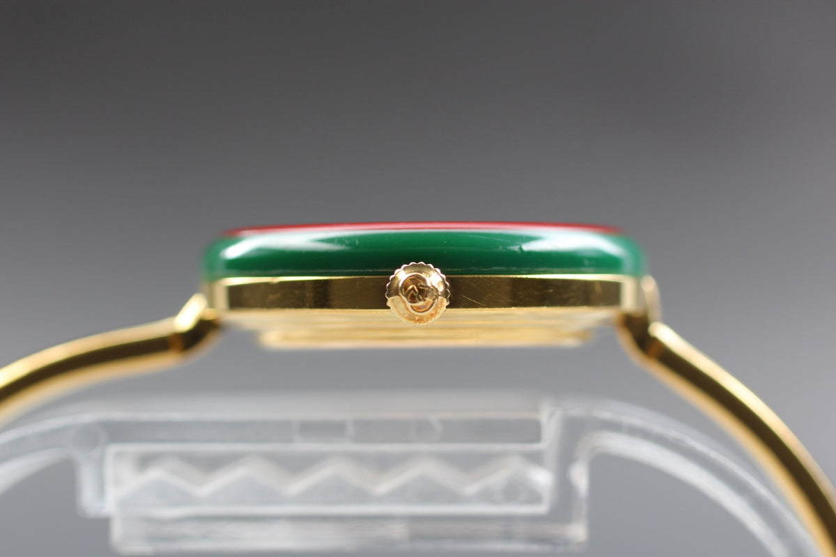New Batt GUCCI Change Bezel 11/12.2 12Color Quartz Women's Watch From JAPAN Box