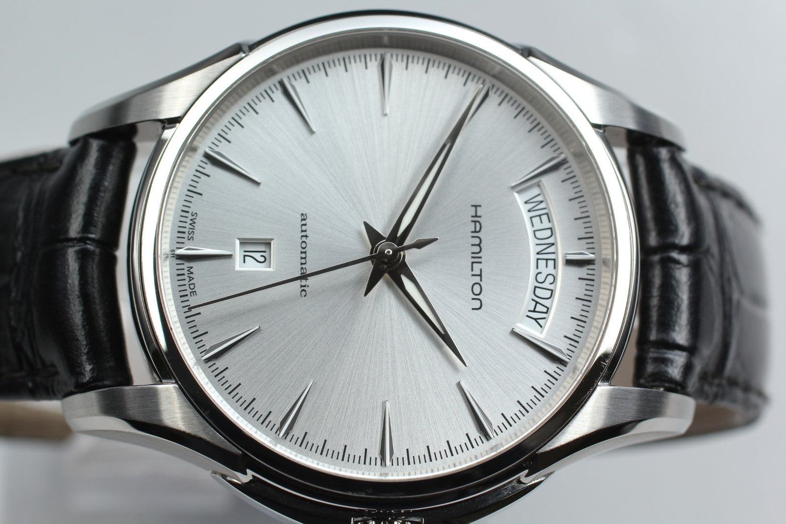 Hamilton Jazzmaster H325051 Day/Date Automatic Men's Watch 40mm JAPAN Box