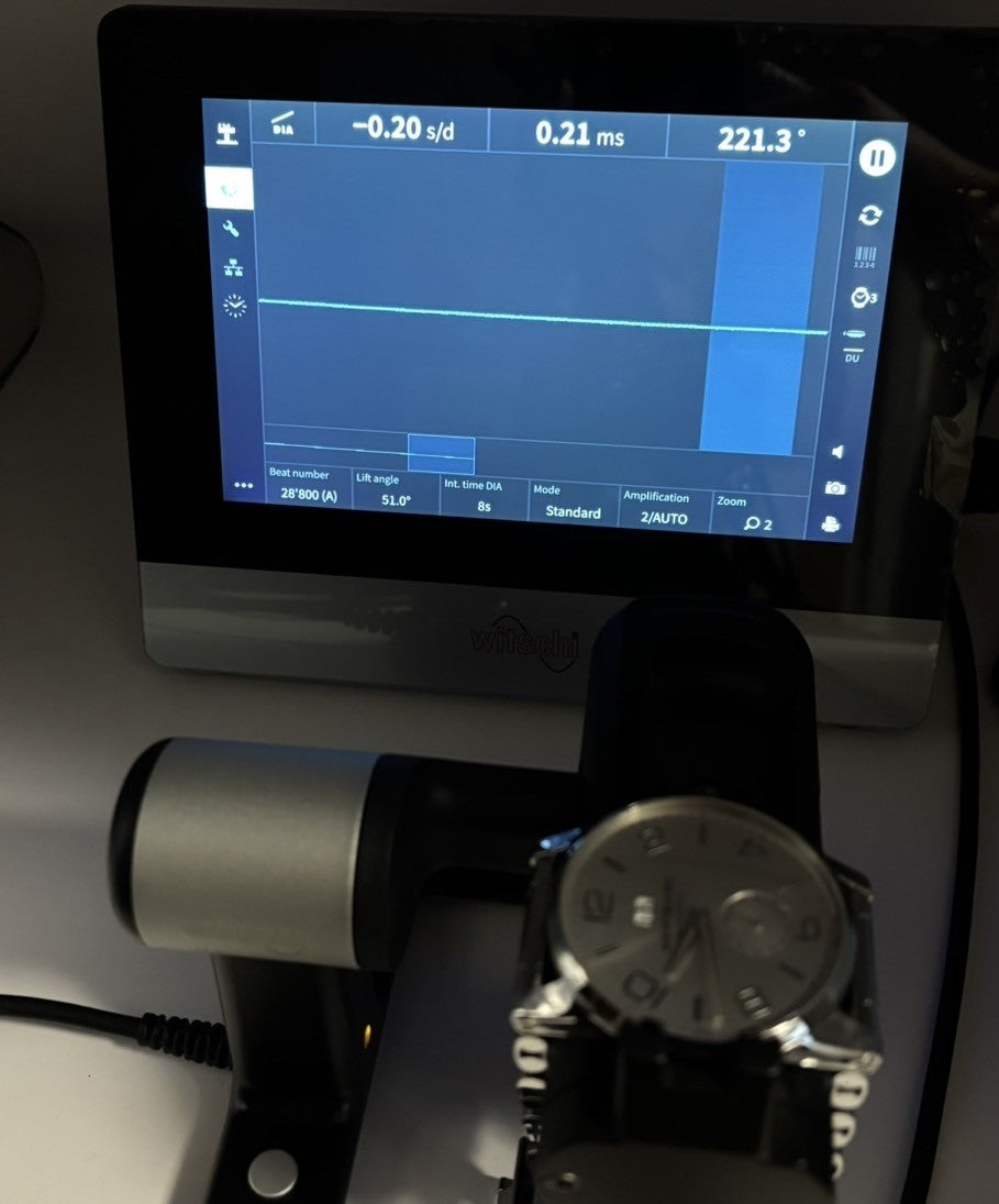 [Near MINT- Box] Montblanc TimeWalker 7050 Silver 42mm Men's Automatic Watch