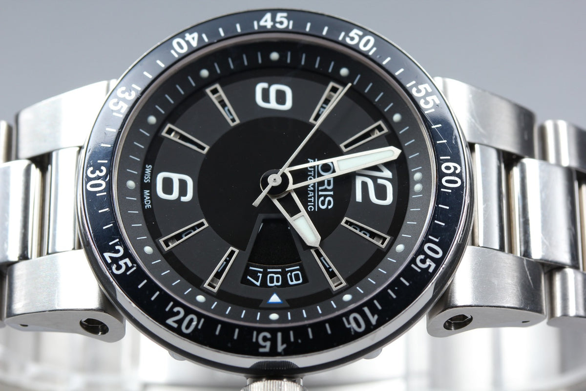 ORIS Williams F1 Team Date 7613 Automatic Black Dial Automatic Men's Watch [Box]