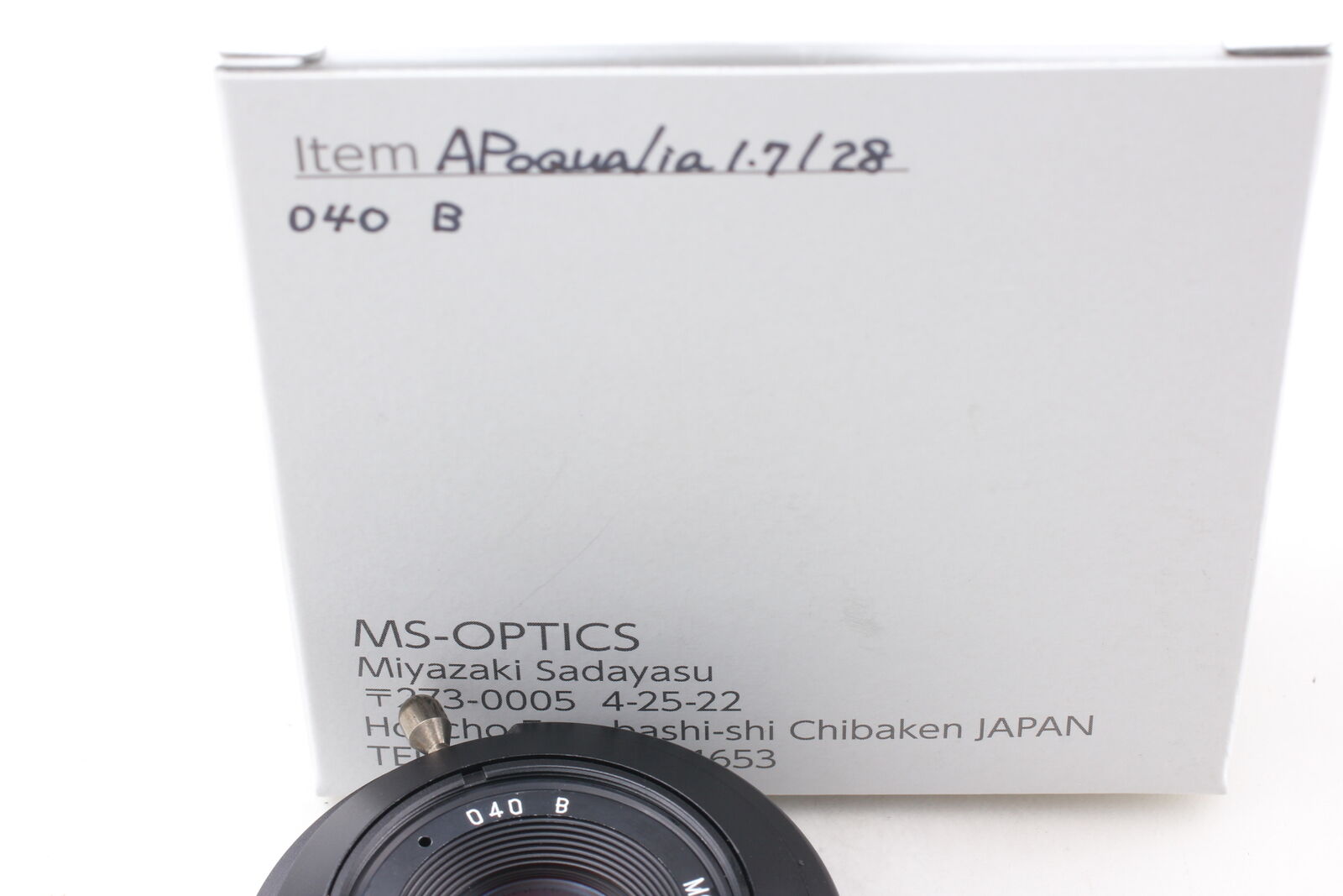 NOS Top MINT MS Optics Apoqualia 28mm f1.7 Full MC Miyazaki Leica M Lens JAPAN